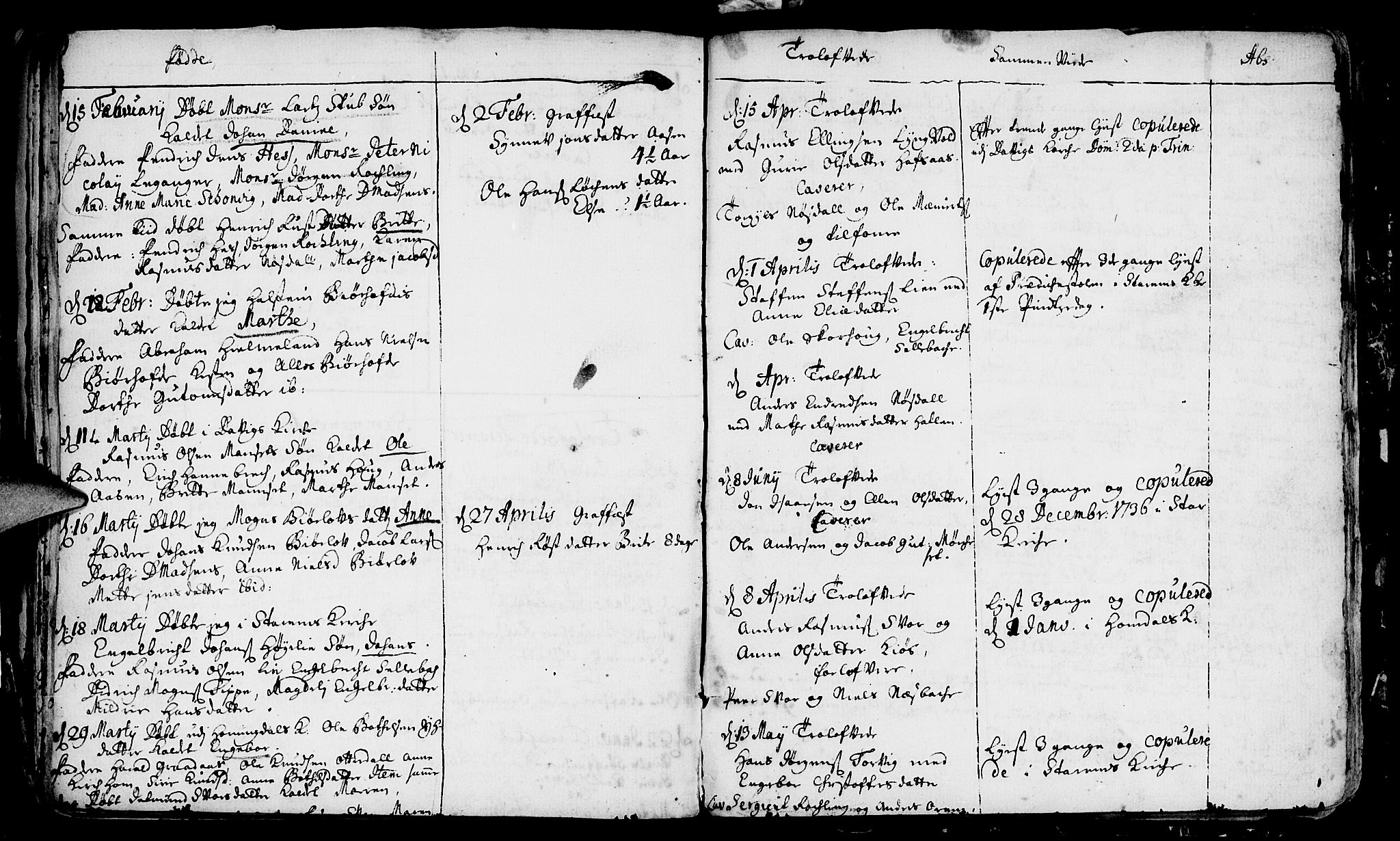 Eid sokneprestembete, AV/SAB-A-82301/H/Haa/Haaa/L0001: Parish register (official) no. A 1, 1722-1740, p. 85