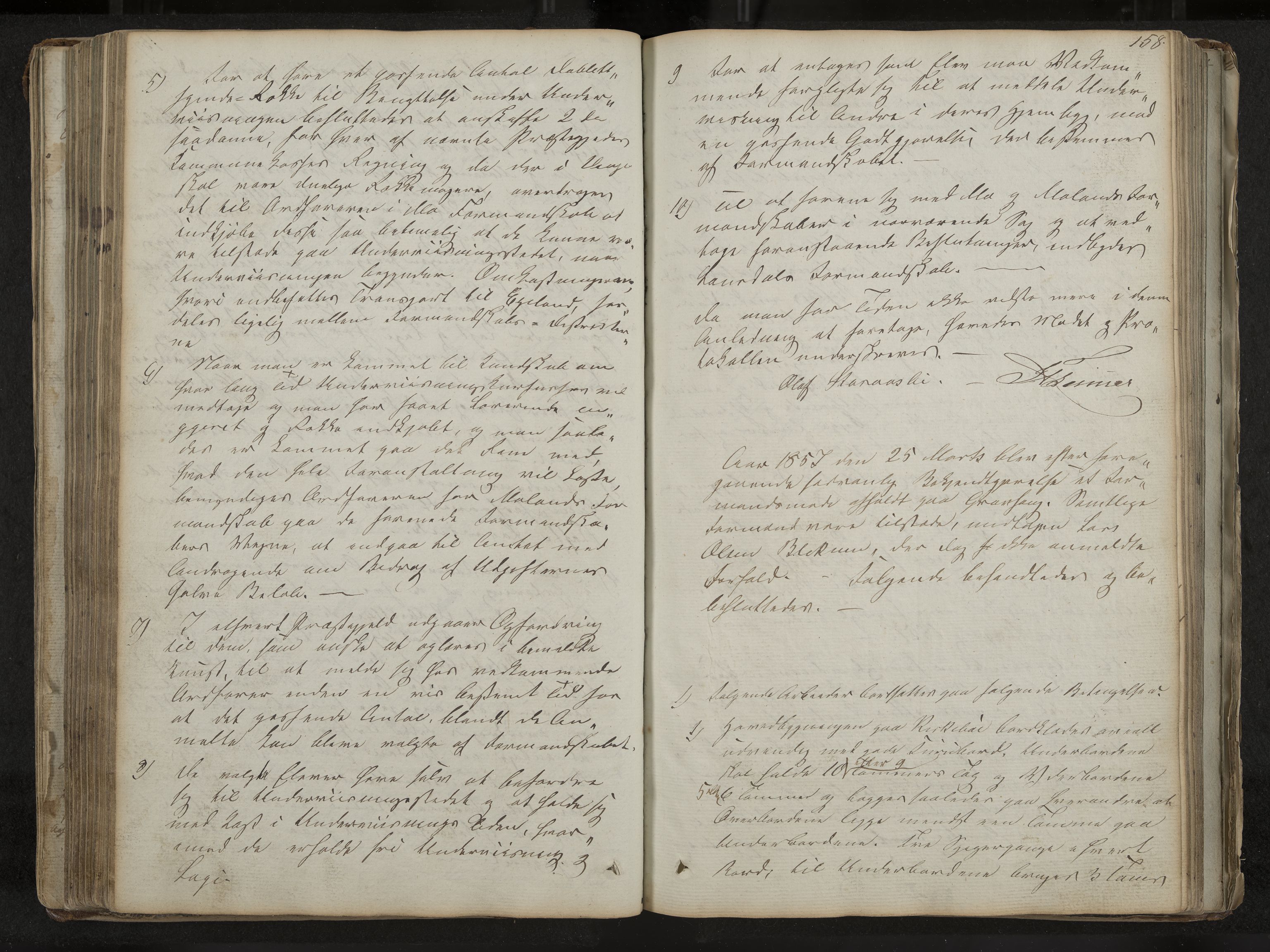 Mo formannskap og sentraladministrasjon, IKAK/0832021/A/L0001: Møtebok Mo og Skafså, 1837-1882, p. 158