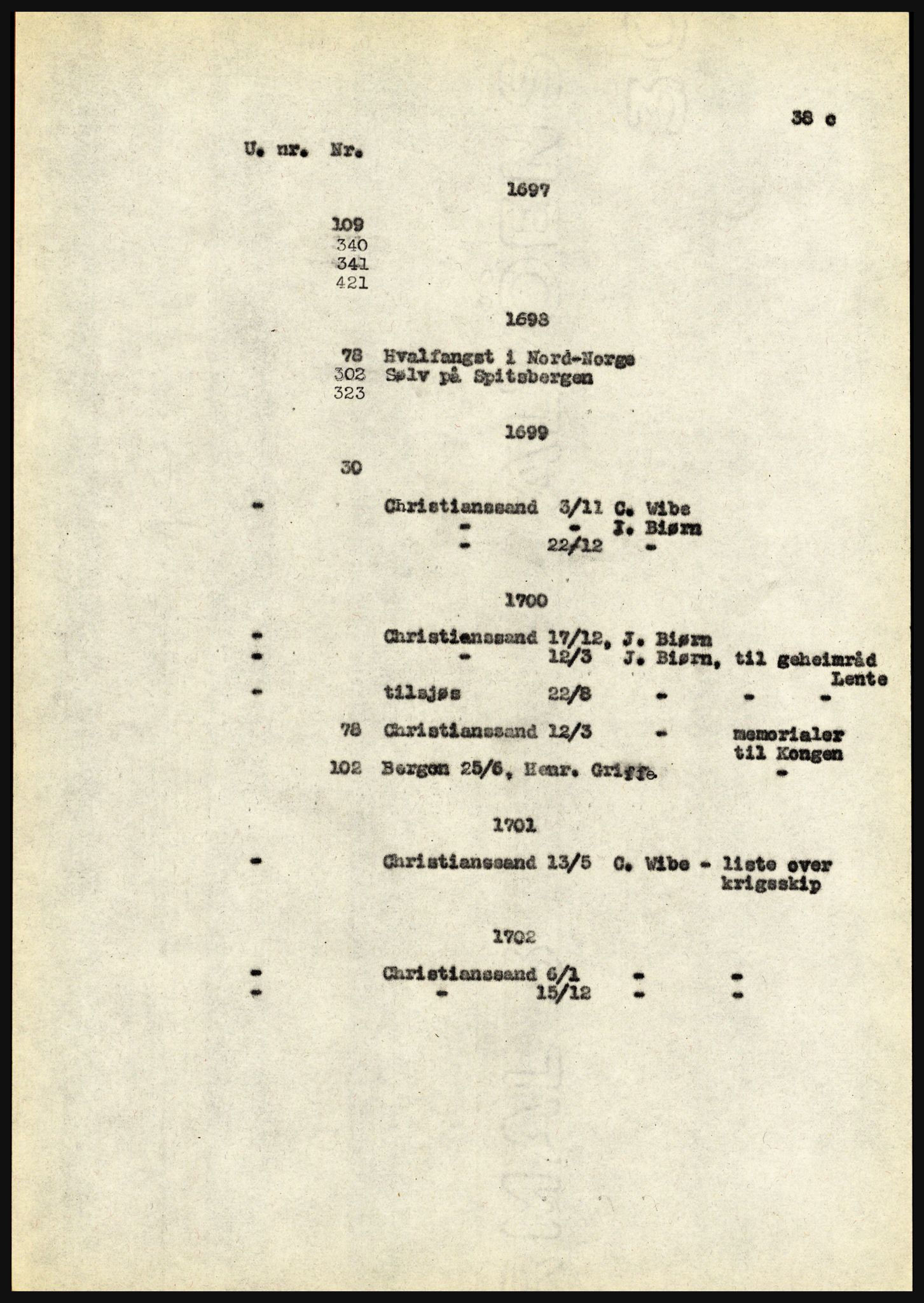 Riksarkivet, Seksjon for eldre arkiv og spesialsamlinger, AV/RA-EA-6797/H/Ha, 1953, p. 38c