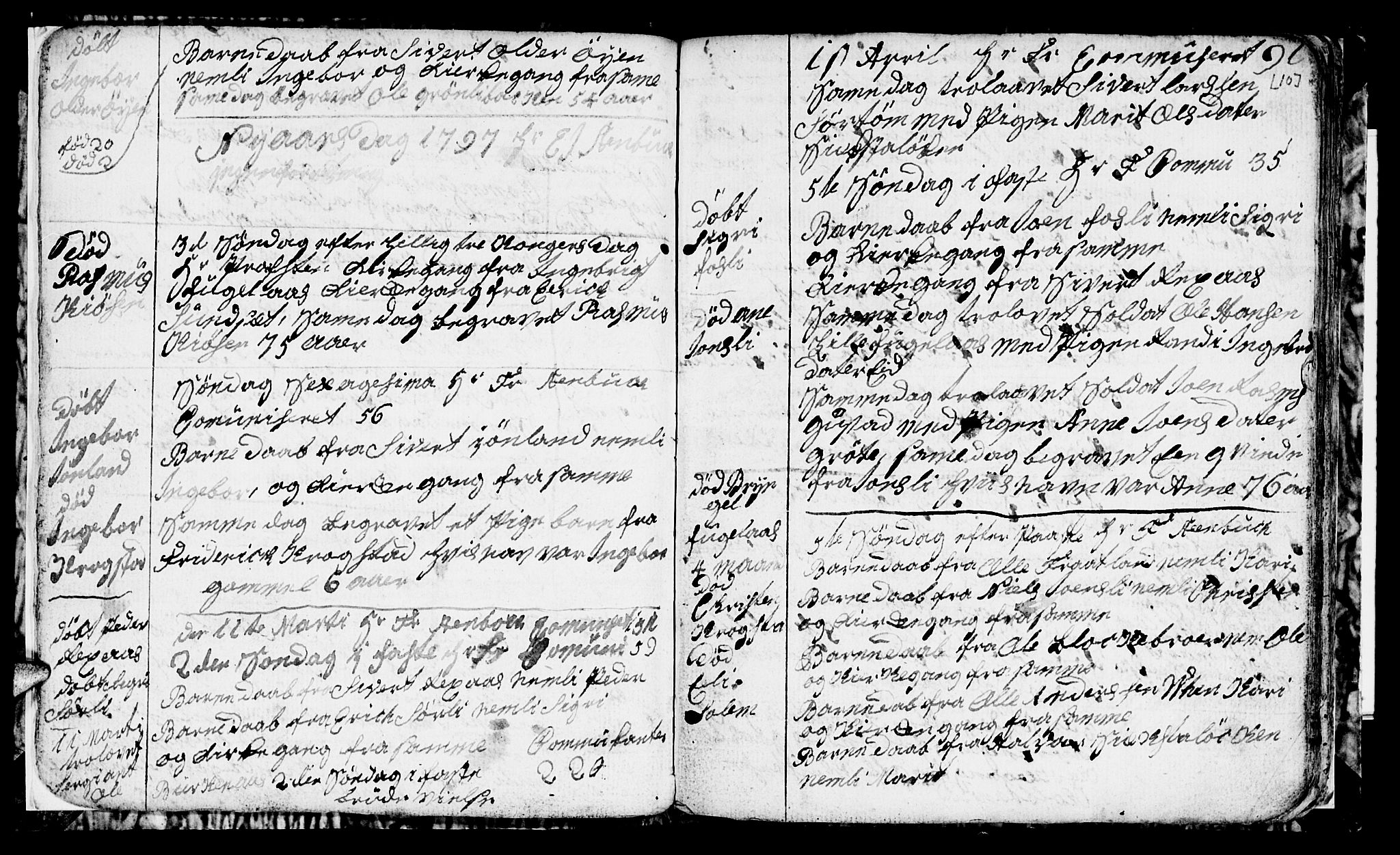 Ministerialprotokoller, klokkerbøker og fødselsregistre - Sør-Trøndelag, SAT/A-1456/694/L1129: Parish register (copy) no. 694C01, 1793-1815, p. 10