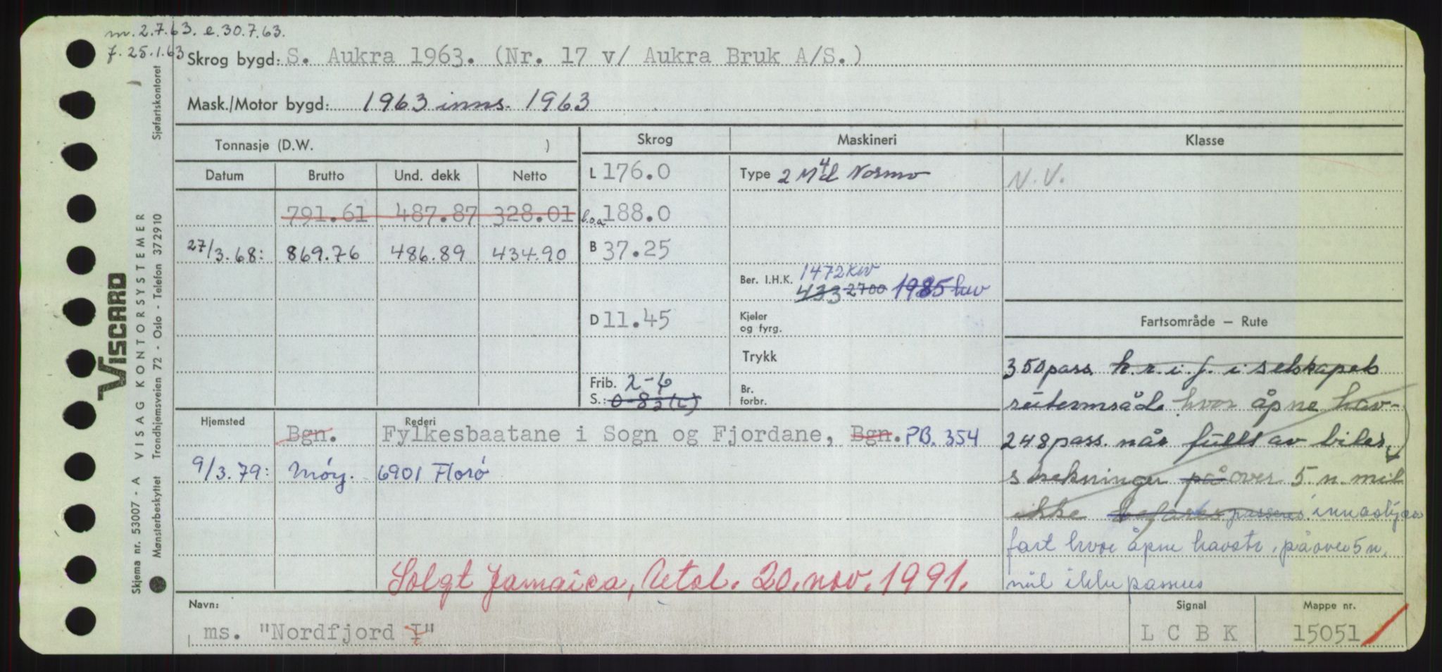 Sjøfartsdirektoratet med forløpere, Skipsmålingen, AV/RA-S-1627/H/Hd/L0026: Fartøy, N-Norhol, p. 453