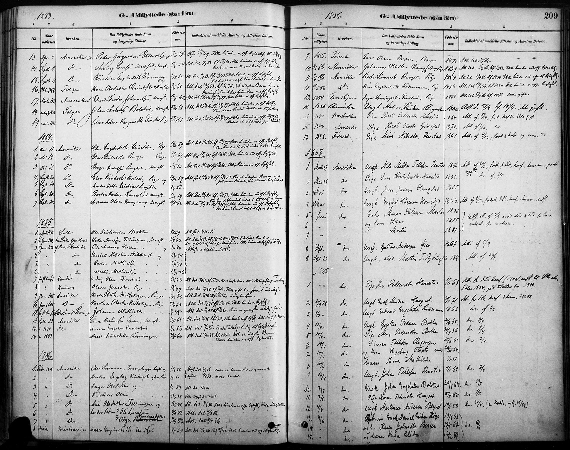 Rendalen prestekontor, SAH/PREST-054/H/Ha/Haa/L0009: Parish register (official) no. 9, 1878-1901, p. 209