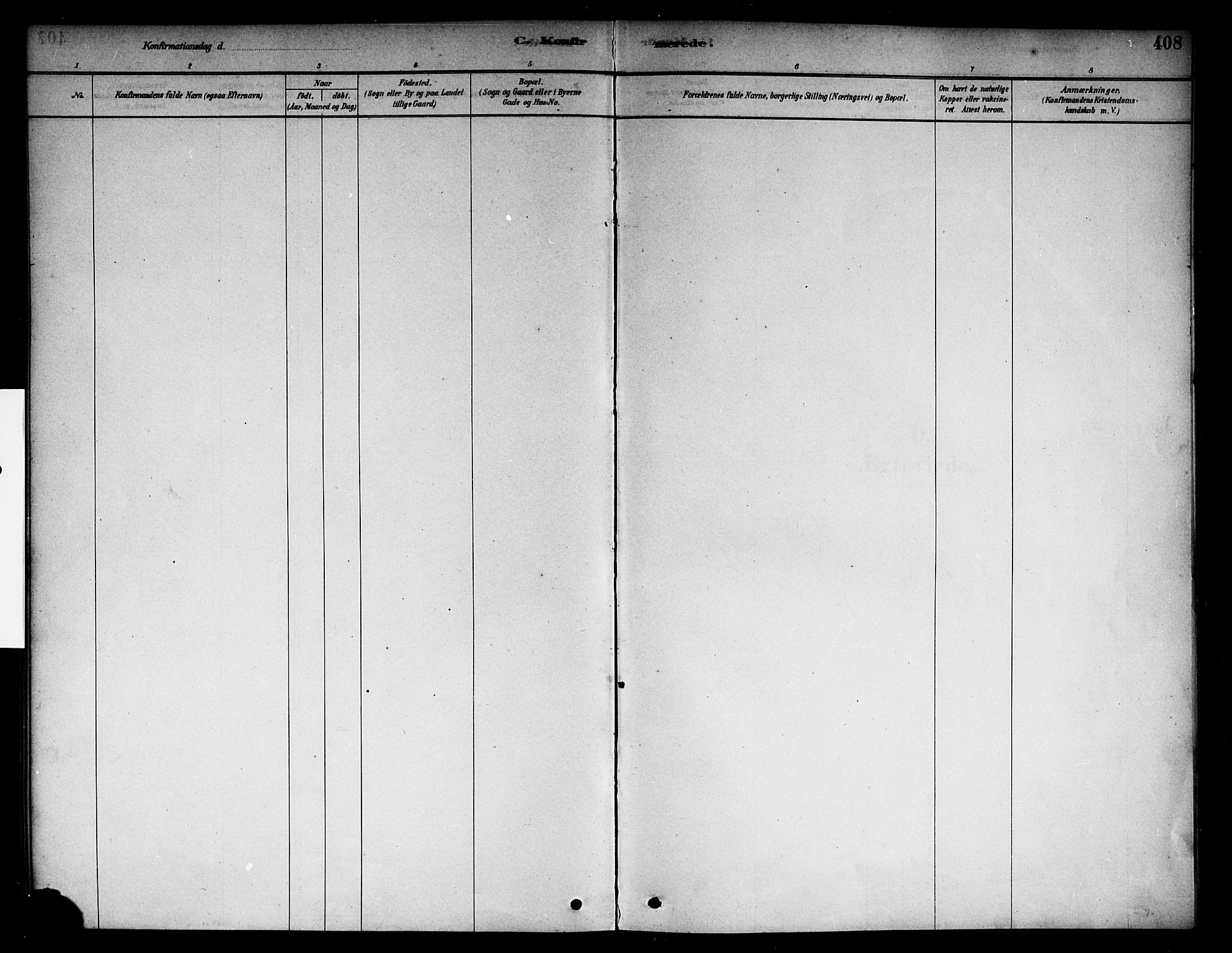 Berg prestekontor Kirkebøker, AV/SAO-A-10902/F/Fb/L0001: Parish register (official) no. II 1, 1878-1887, p. 408