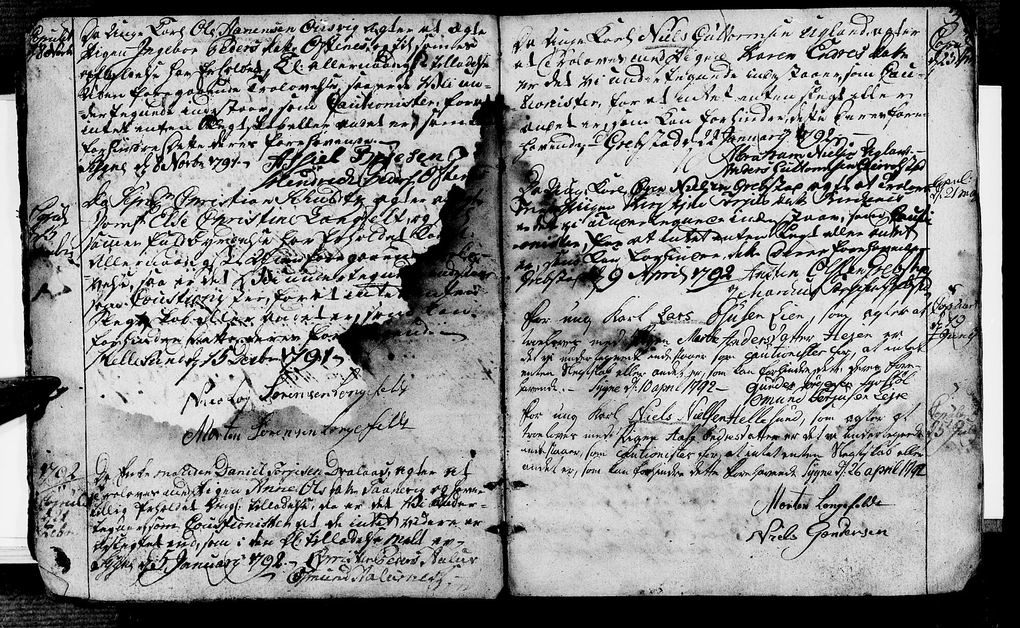Søgne sokneprestkontor, SAK/1111-0037/F/Fa/Fab/L0007: Parish register (official) no. A 7, 1791-1851, p. 3