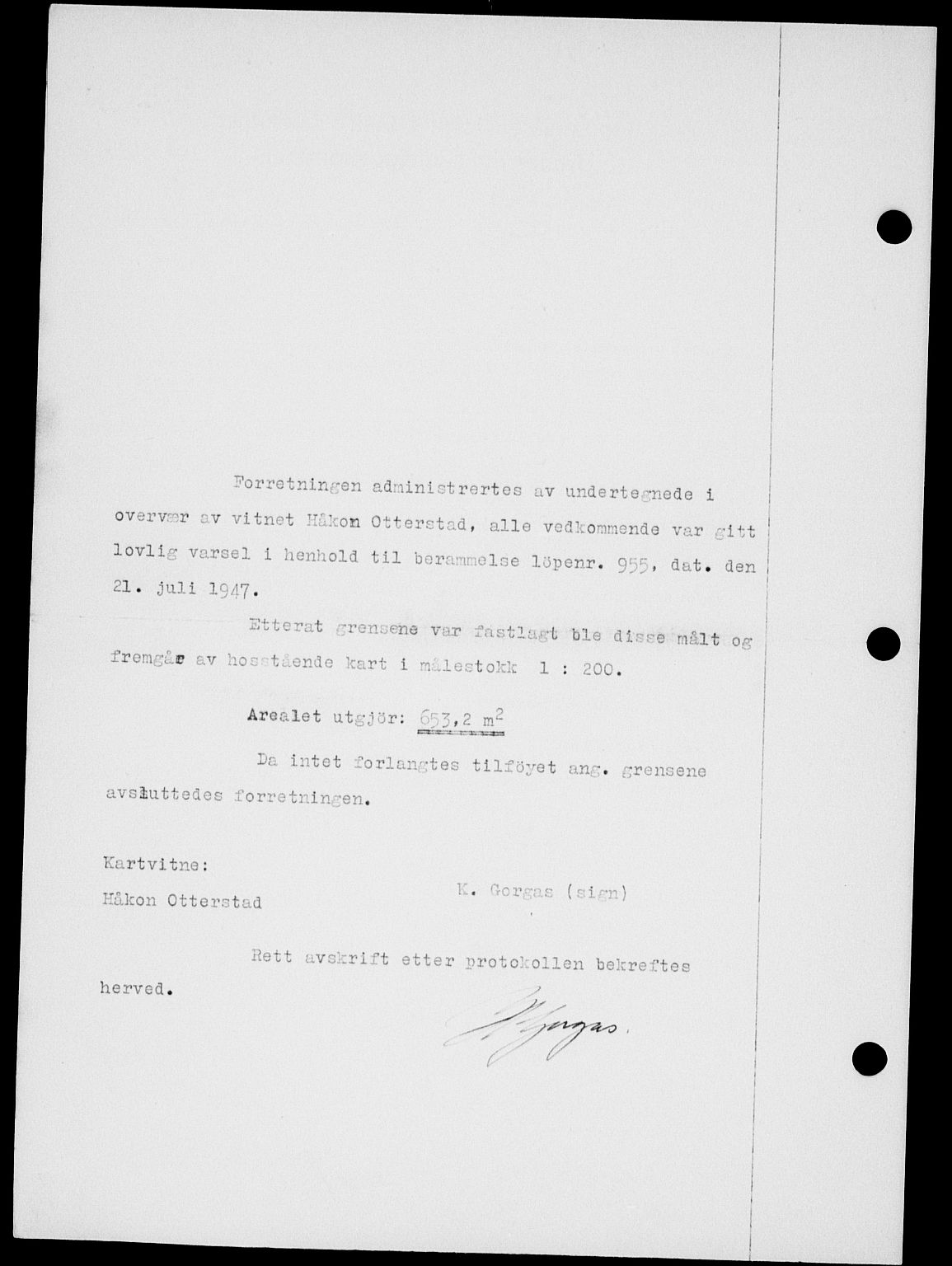 Onsøy sorenskriveri, SAO/A-10474/G/Ga/Gab/L0021: Mortgage book no. II A-21, 1947-1947, Diary no: : 2416/1947
