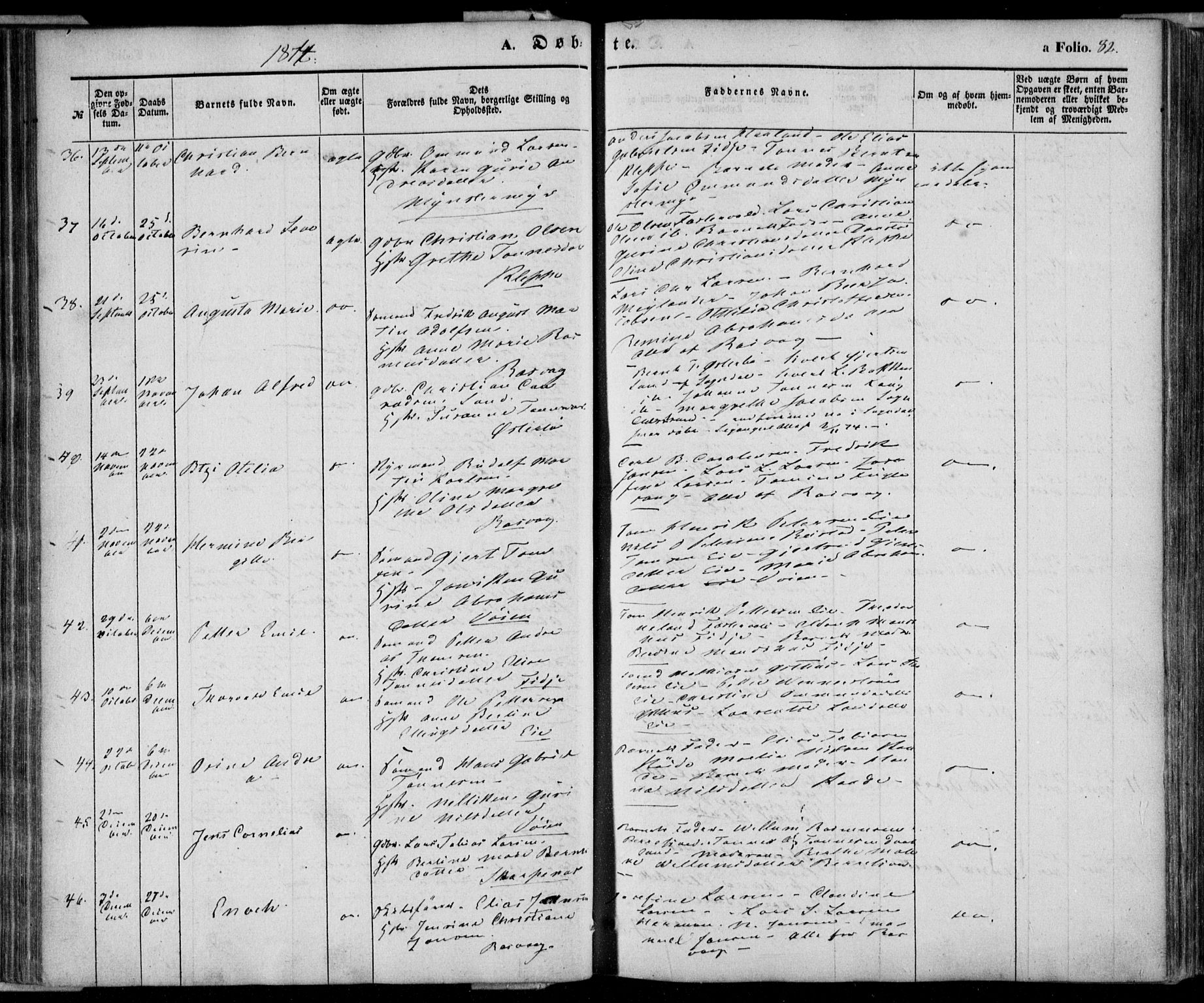 Flekkefjord sokneprestkontor, AV/SAK-1111-0012/F/Fa/Fab/L0004: Parish register (official) no. A 4, 1850-1875, p. 82