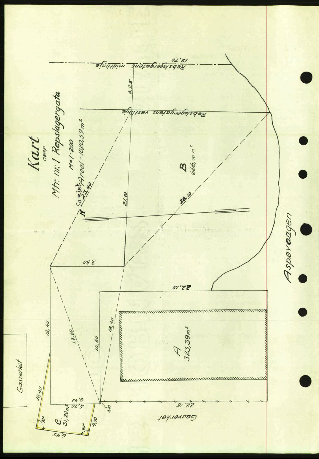 Ålesund byfogd, AV/SAT-A-4384: Mortgage book no. 36a, 1944-1945, Diary no: : 314/1944