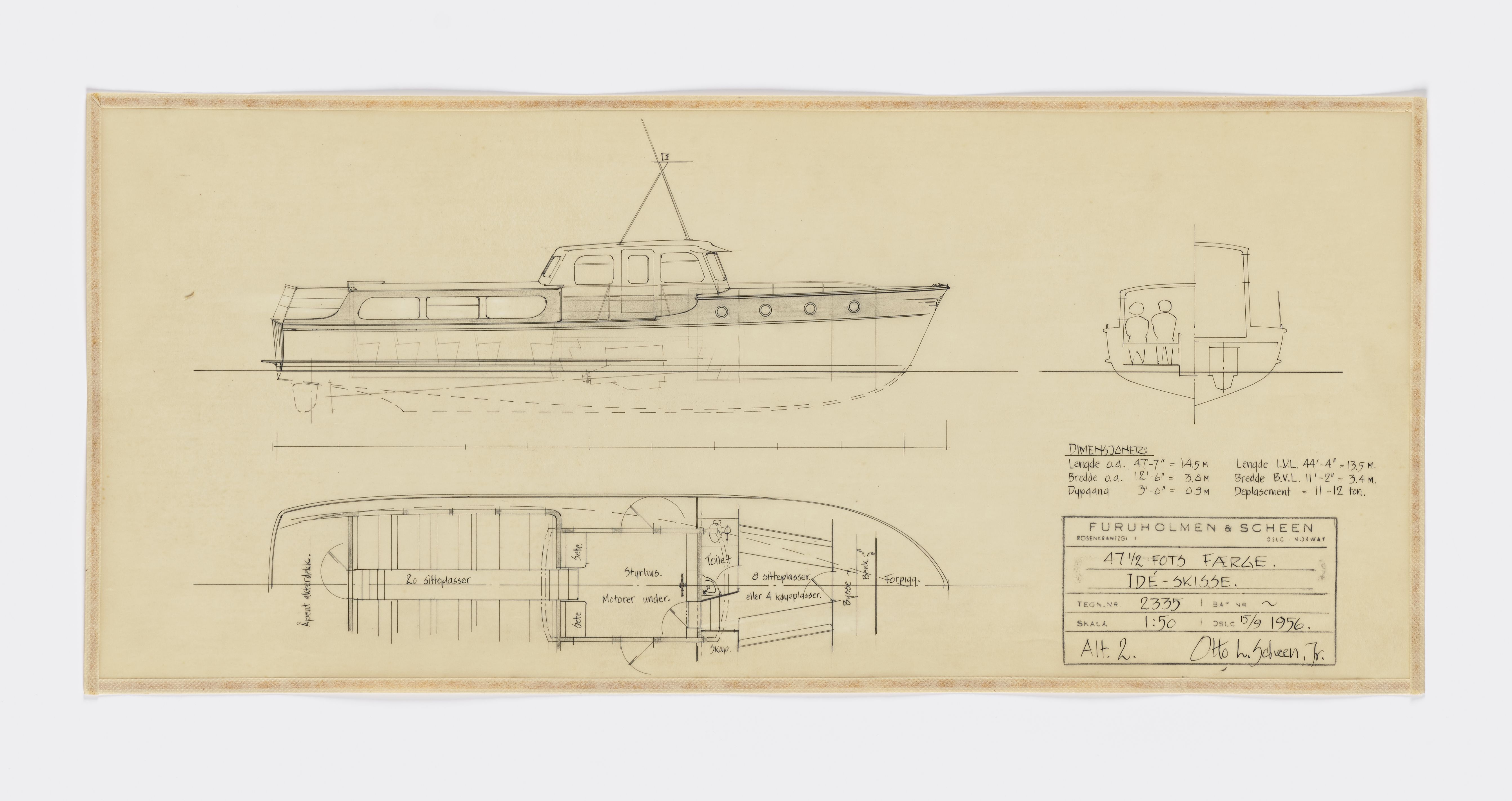 Furuholmen & Scheen, AFM/OM-1003/T/Ta/L0029/0002: Diverse båttyper / Furuholmen & Scheen, 1955-1969