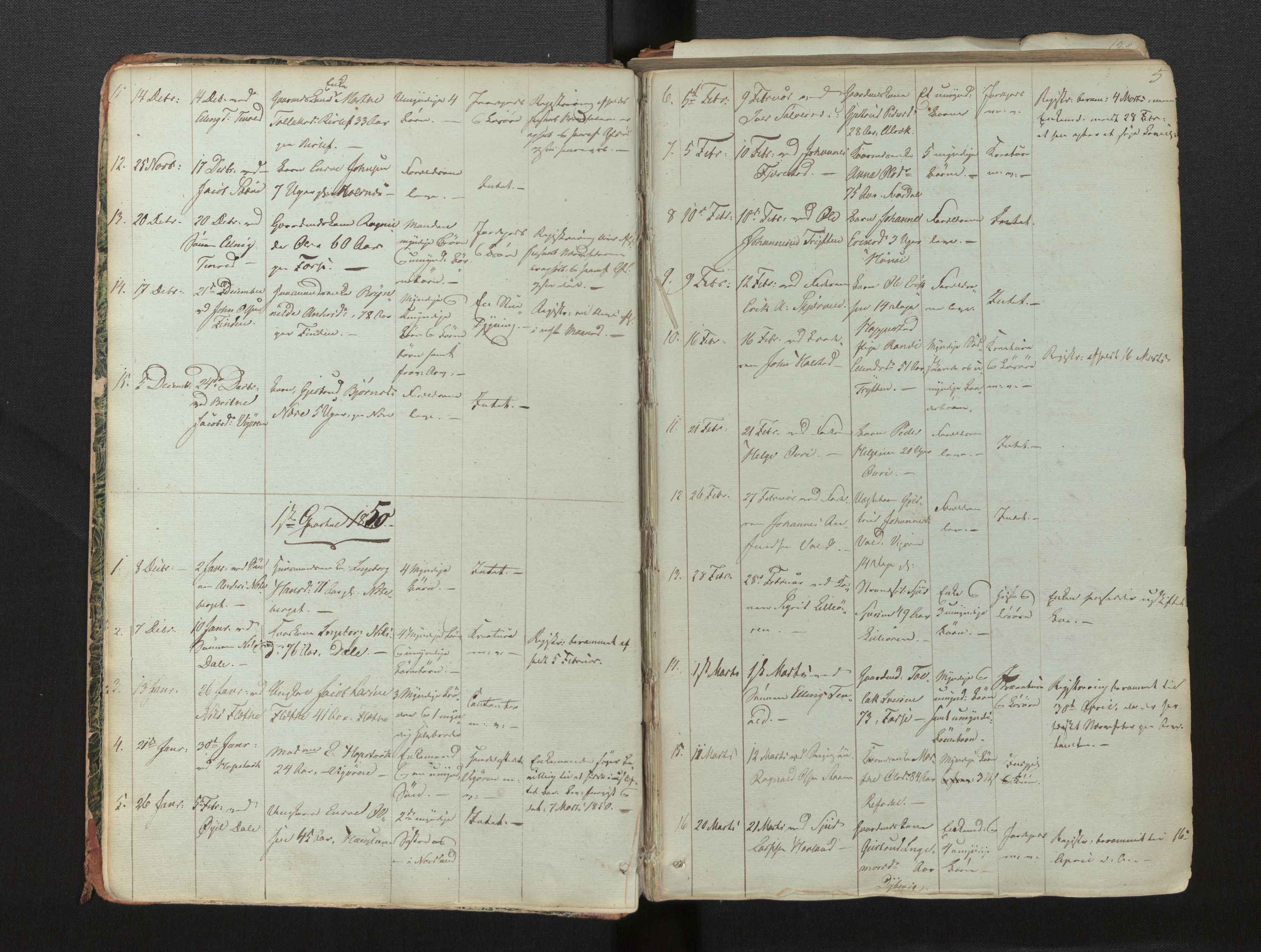 Lensmannen i Vik, AV/SAB-A-30301/0006/L0013: Dødsfallprotokoll, 1849-1902, p. 5