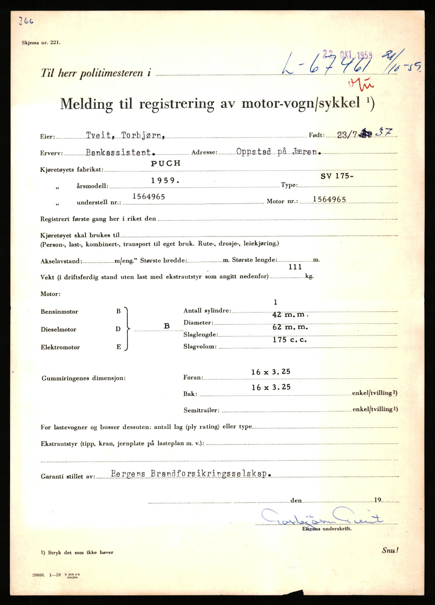 Stavanger trafikkstasjon, AV/SAST-A-101942/0/F/L0065: L-65400 - L-67649, 1930-1971, p. 1493