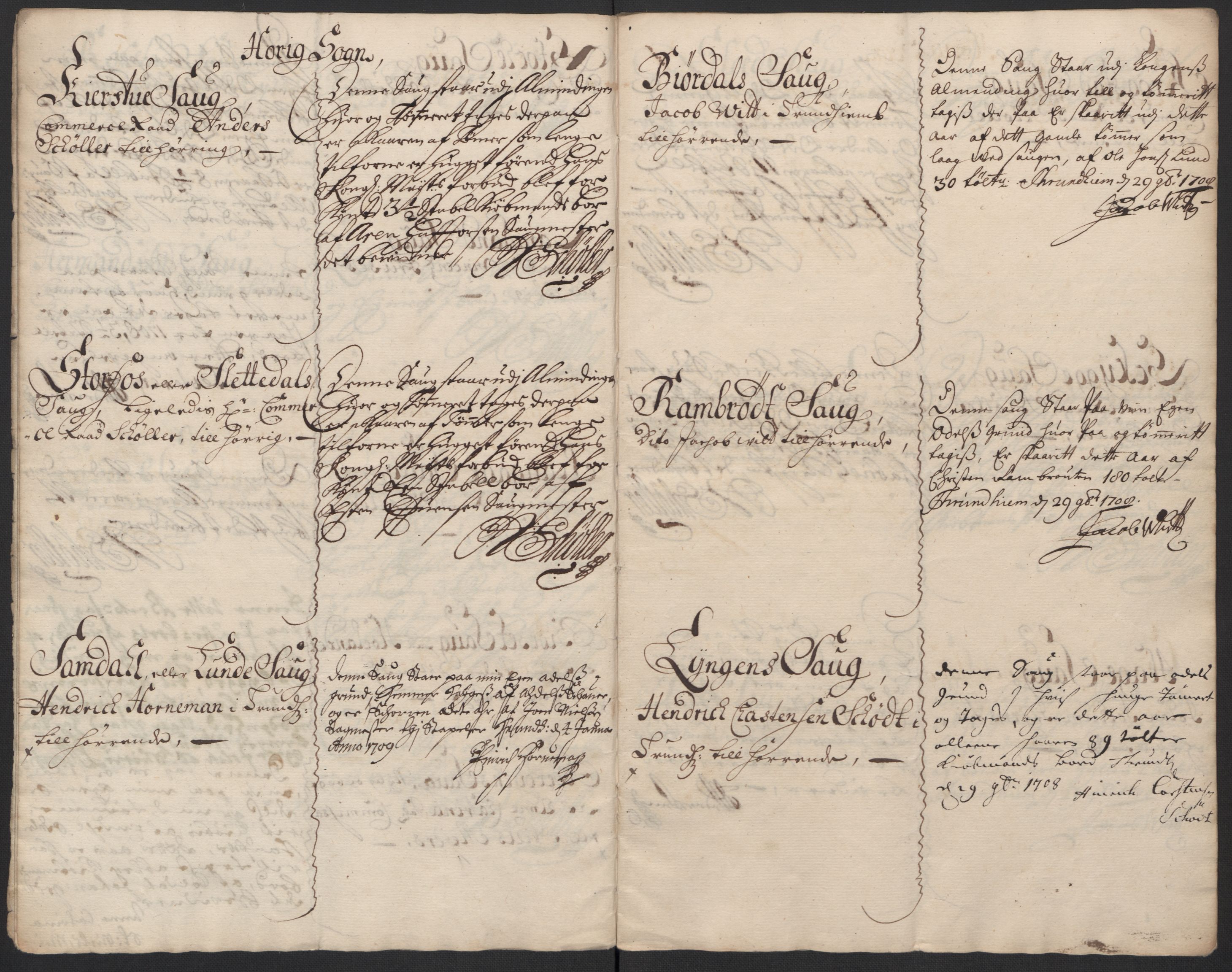Rentekammeret inntil 1814, Reviderte regnskaper, Fogderegnskap, RA/EA-4092/R60/L3958: Fogderegnskap Orkdal og Gauldal, 1708, p. 208