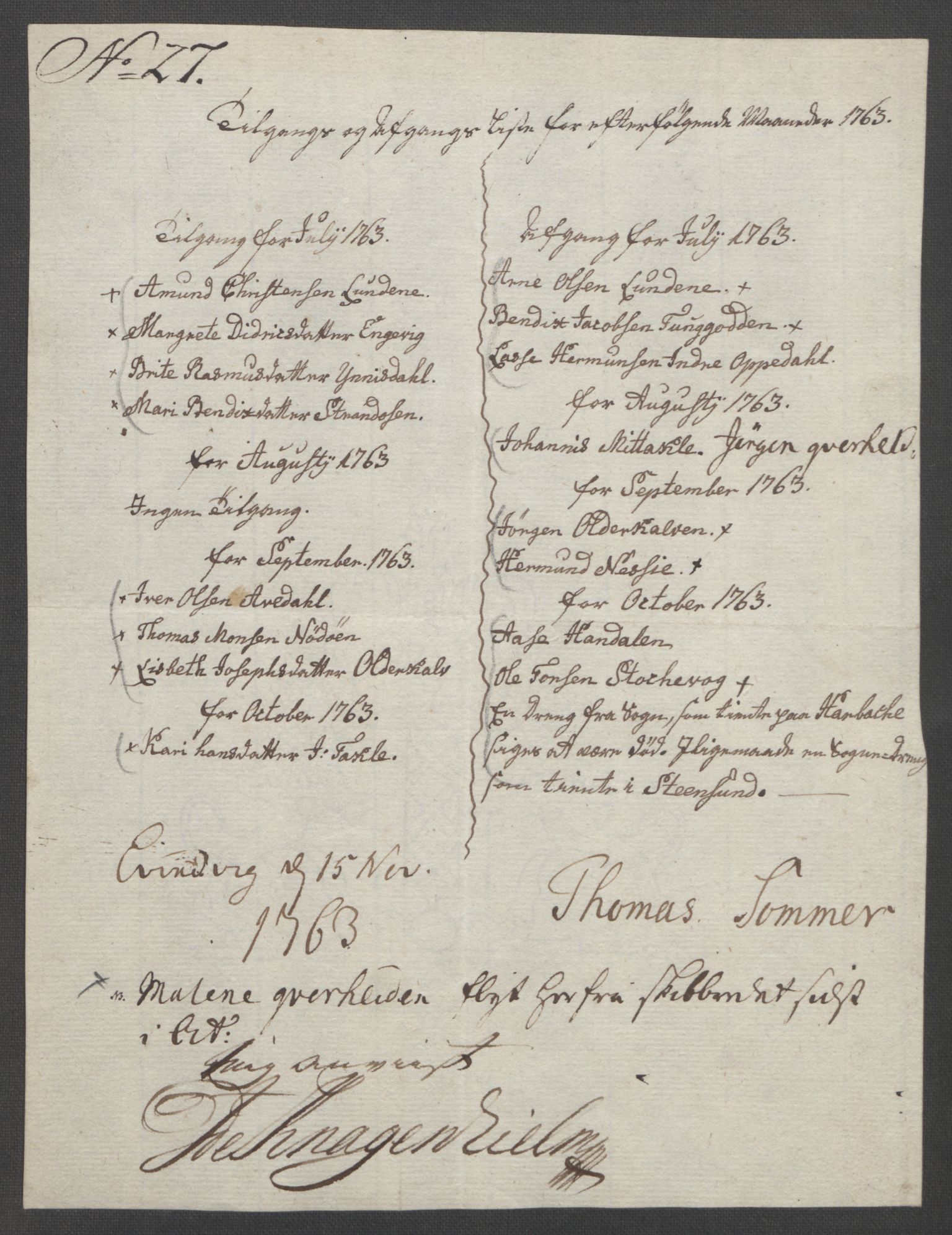 Rentekammeret inntil 1814, Reviderte regnskaper, Fogderegnskap, AV/RA-EA-4092/R52/L3418: Ekstraskatten Sogn, 1762-1769, p. 328