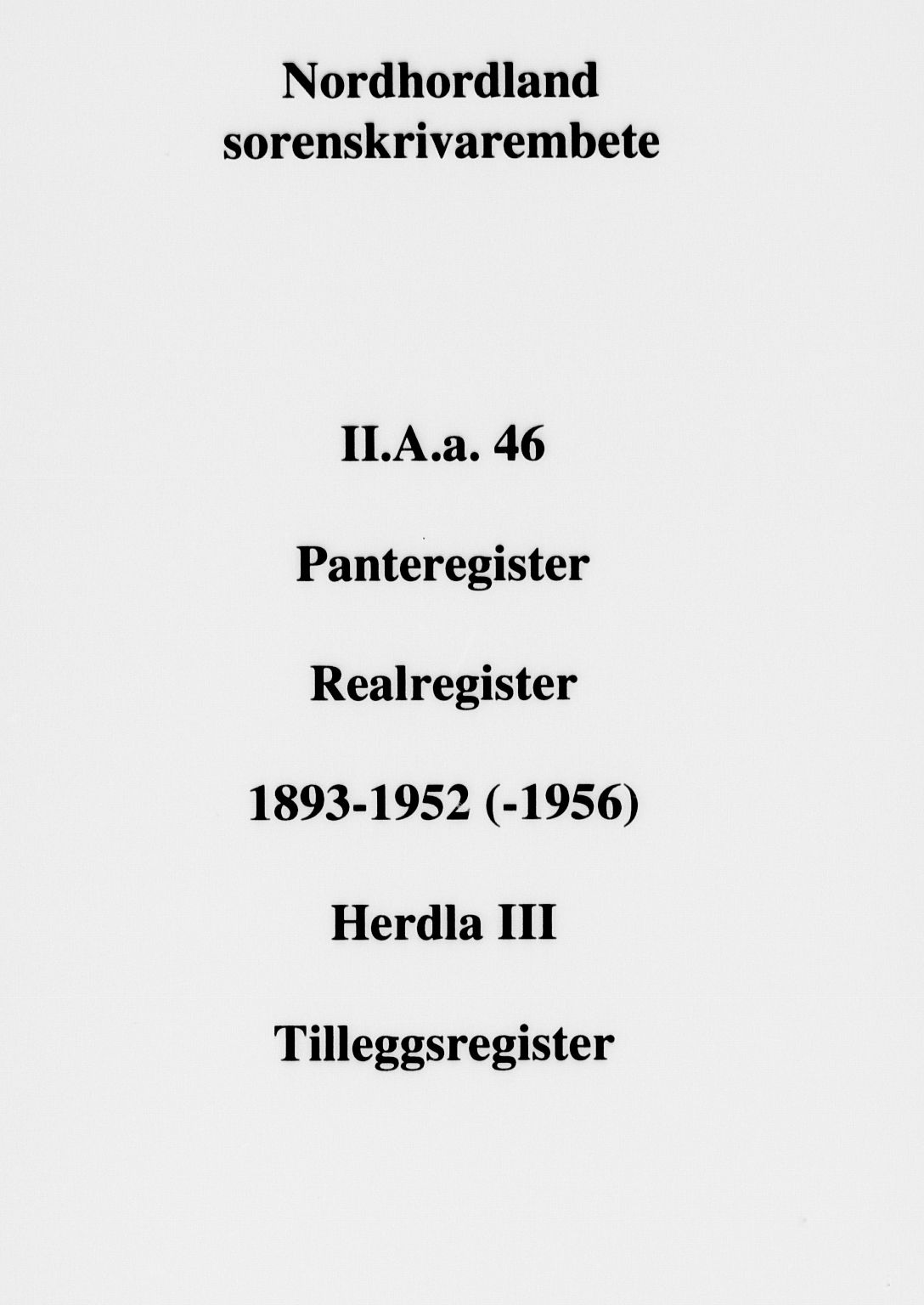Nordhordland sorenskrivar, SAB/A-2901/1/G/Ga/Gaaa/L0046: Mortgage register no. II.A.a.46, 1893-1952