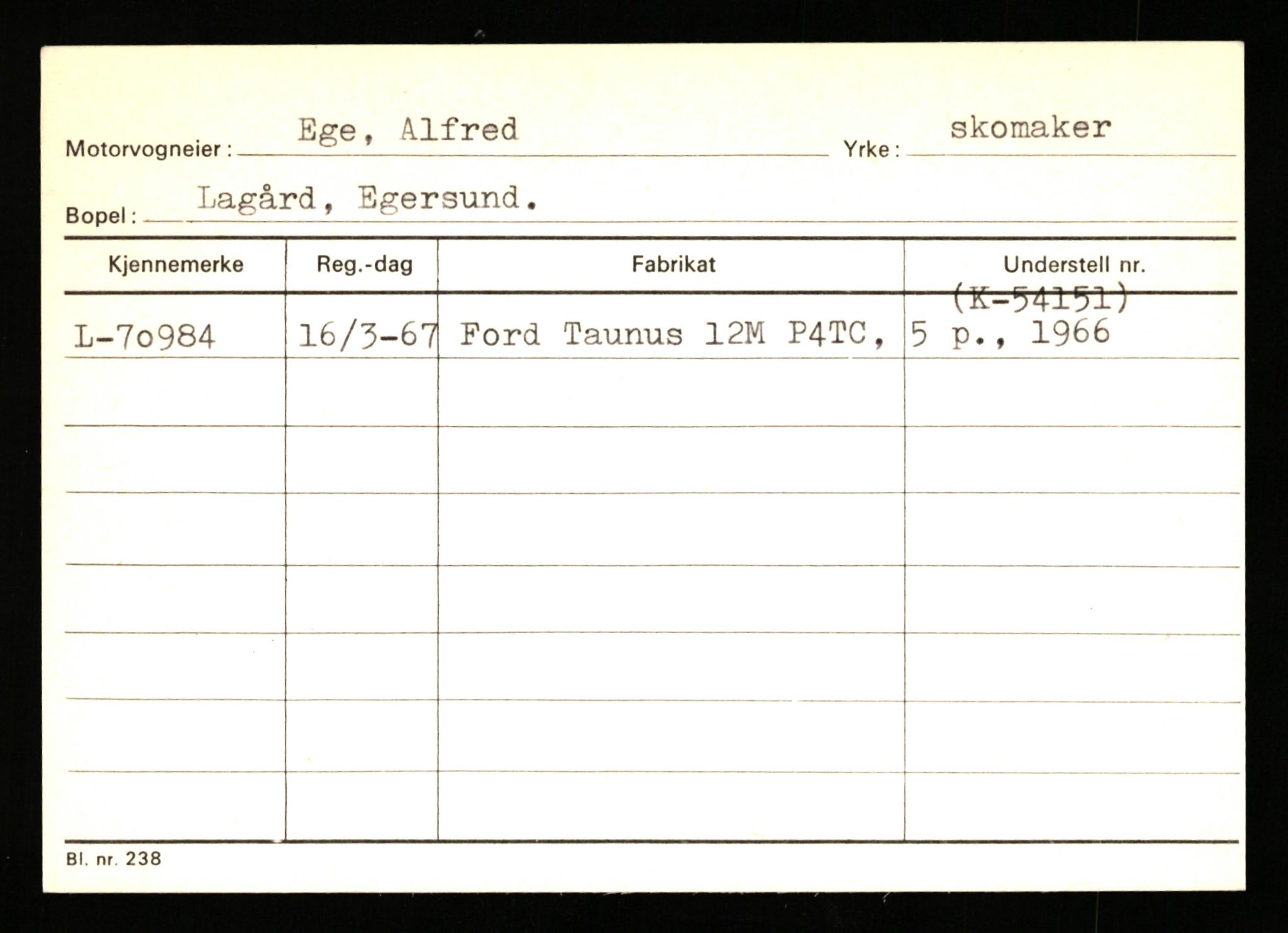 Stavanger trafikkstasjon, AV/SAST-A-101942/0/H/L0006: Dalva - Egersund, 1930-1971, p. 1843