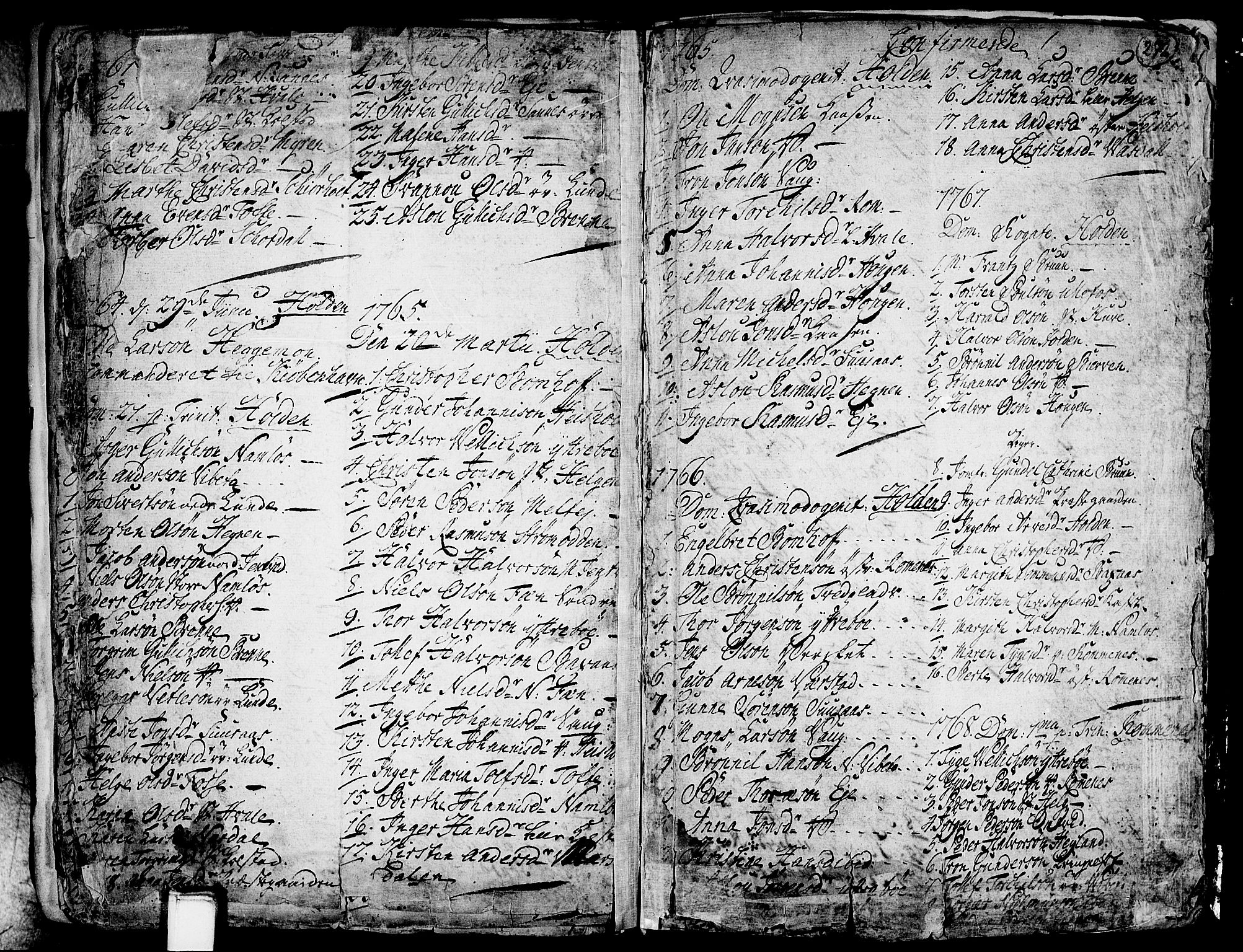 Holla kirkebøker, SAKO/A-272/F/Fa/L0001: Parish register (official) no. 1, 1717-1779, p. 272