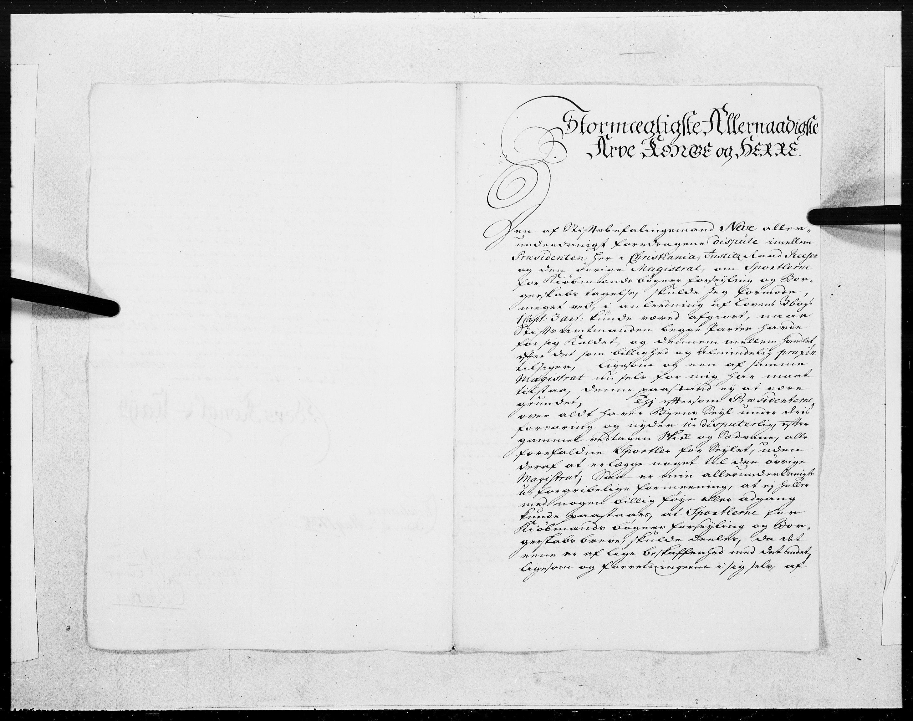 Danske Kanselli 1572-1799, RA/EA-3023/F/Fc/Fcc/Fcca/L0127: Norske innlegg 1572-1799, 1738, p. 309