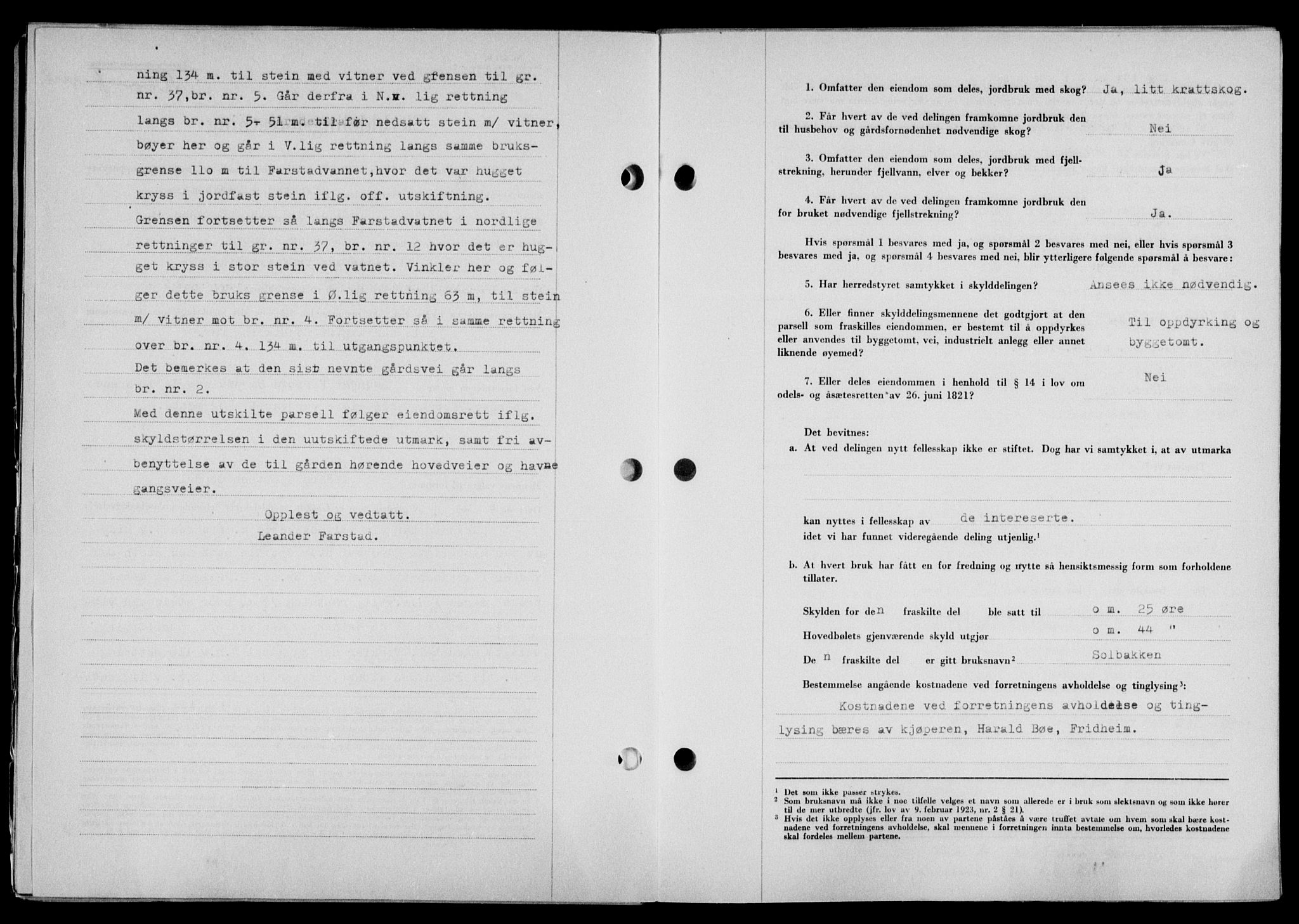 Lofoten sorenskriveri, AV/SAT-A-0017/1/2/2C/L0019a: Mortgage book no. 19a, 1948-1948, Diary no: : 2336/1948