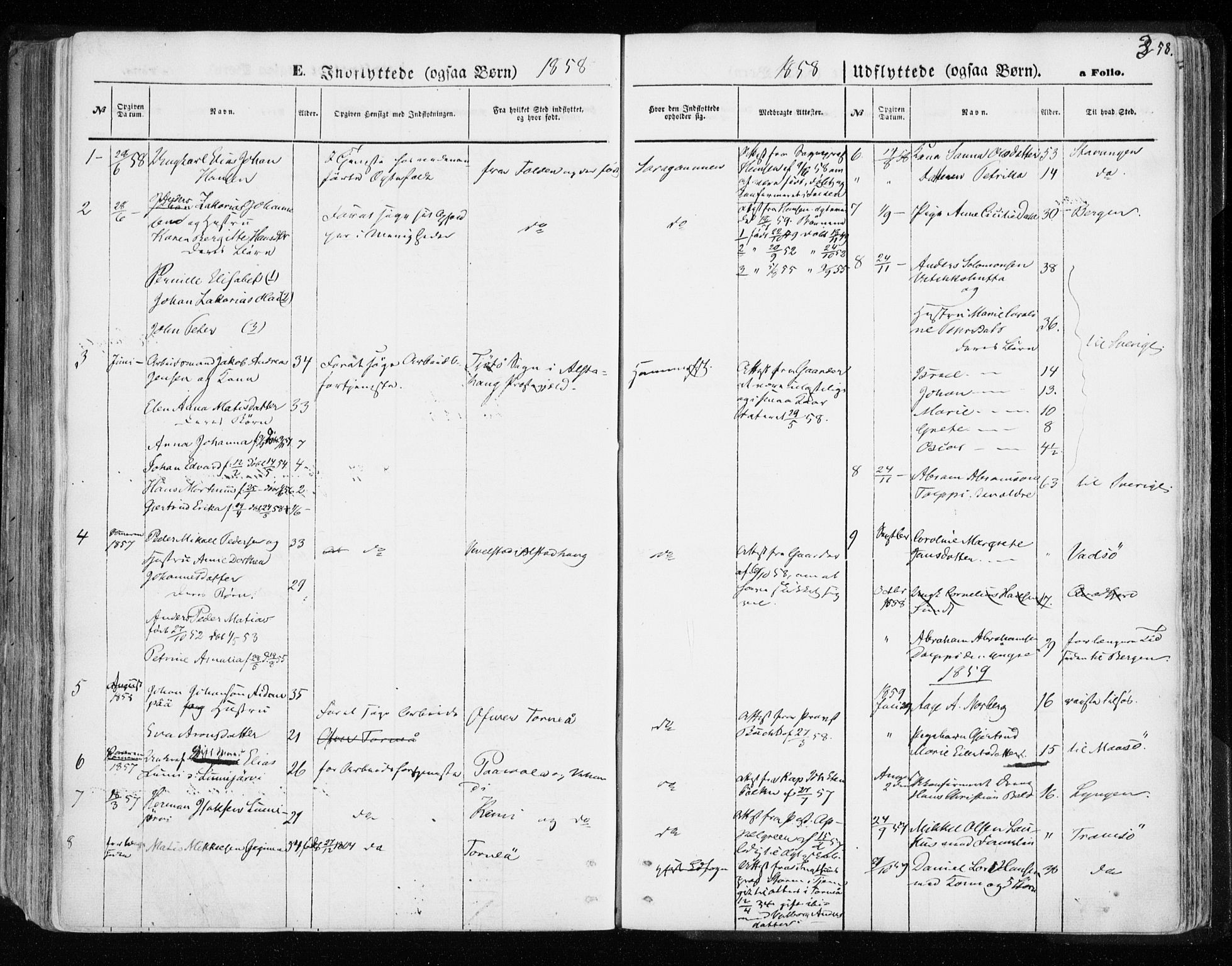 Hammerfest sokneprestkontor, SATØ/S-1347/H/Ha/L0005.kirke: Parish register (official) no. 5, 1857-1869, p. 358