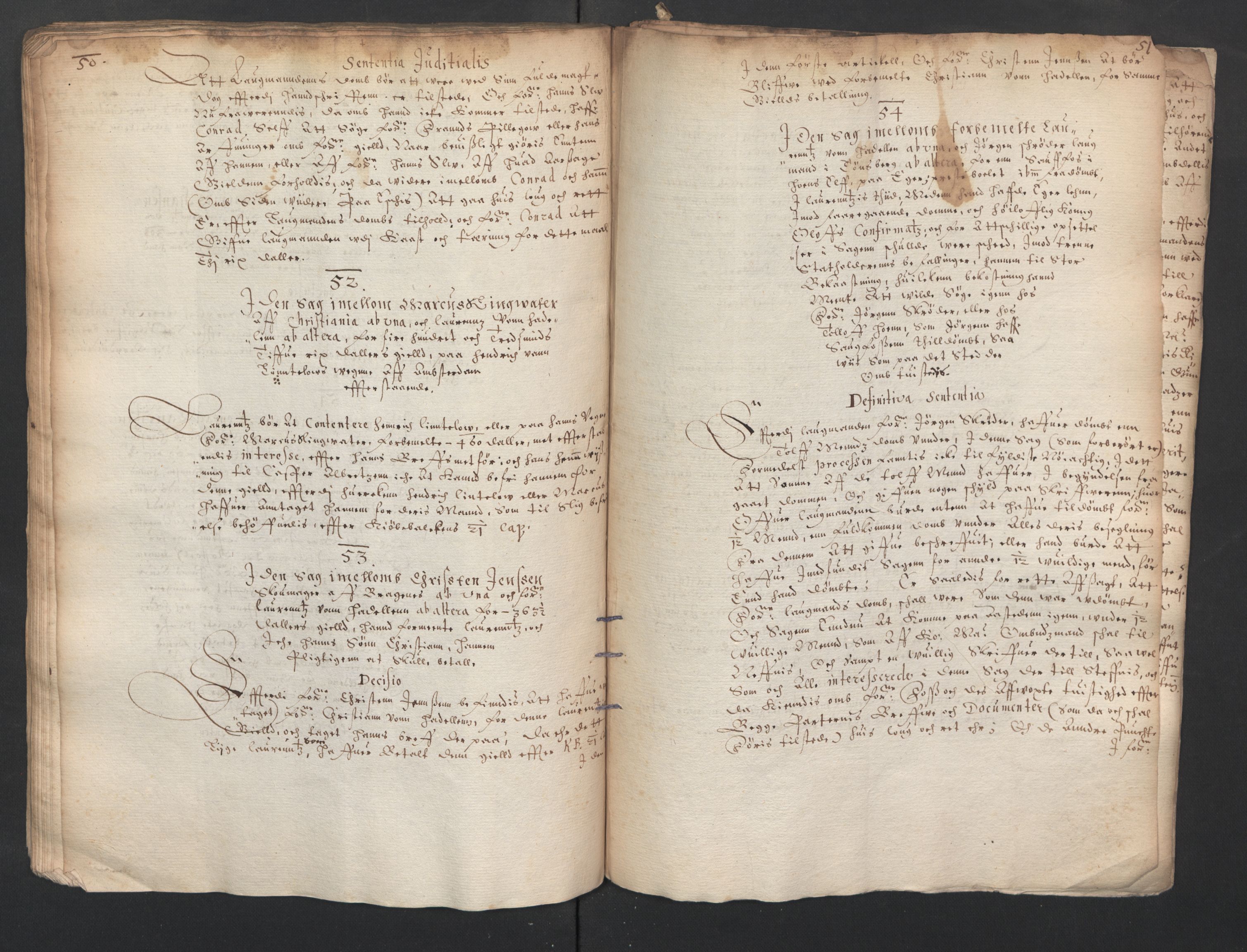 Herredagen 1539-1664  (Kongens Retterting), RA/EA-2882/A/L0015: Avsiktsbok, 1625, p. 50-51