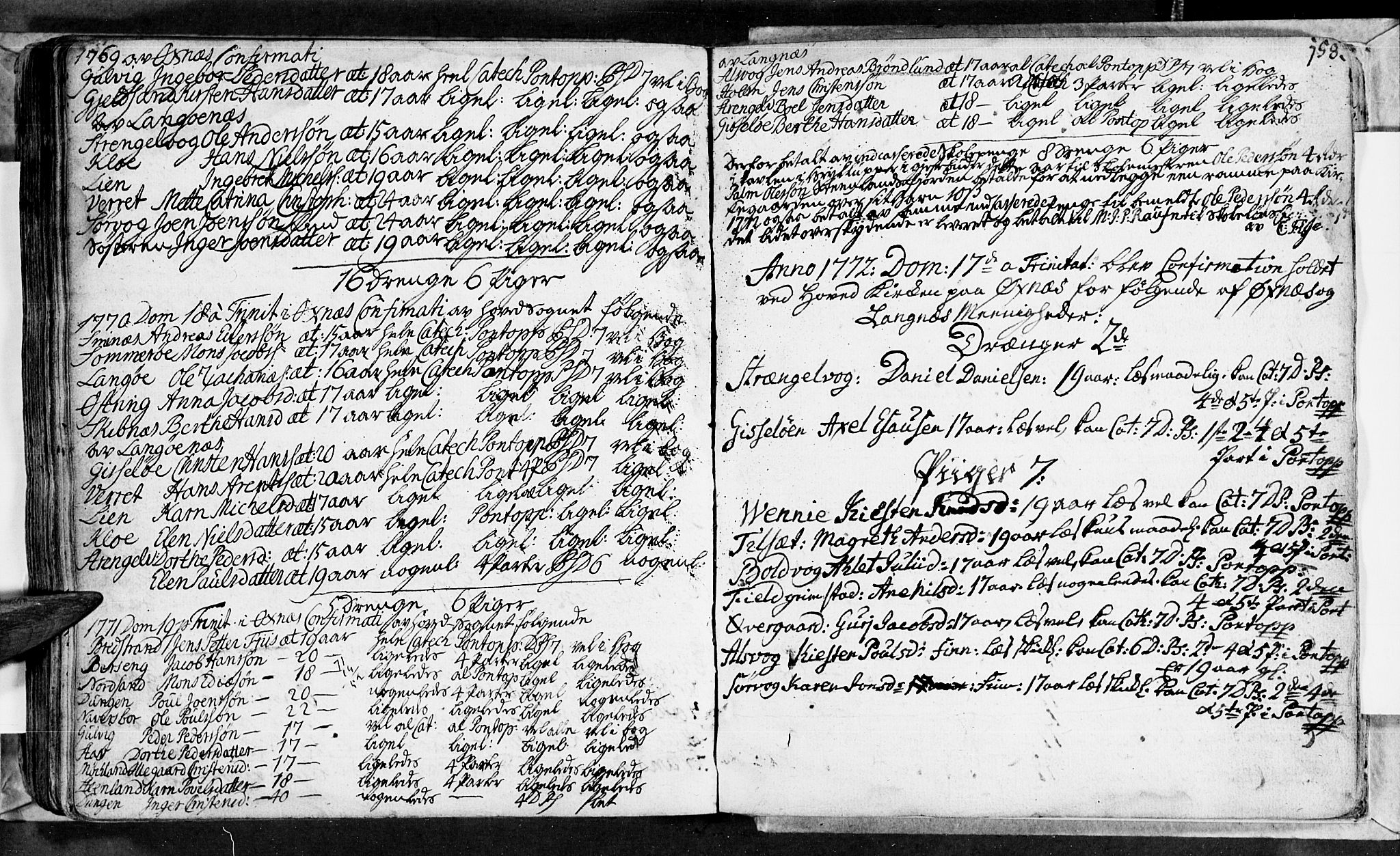 Ministerialprotokoller, klokkerbøker og fødselsregistre - Nordland, SAT/A-1459/893/L1329: Parish register (official) no. 893A02, 1749-1791, p. 158