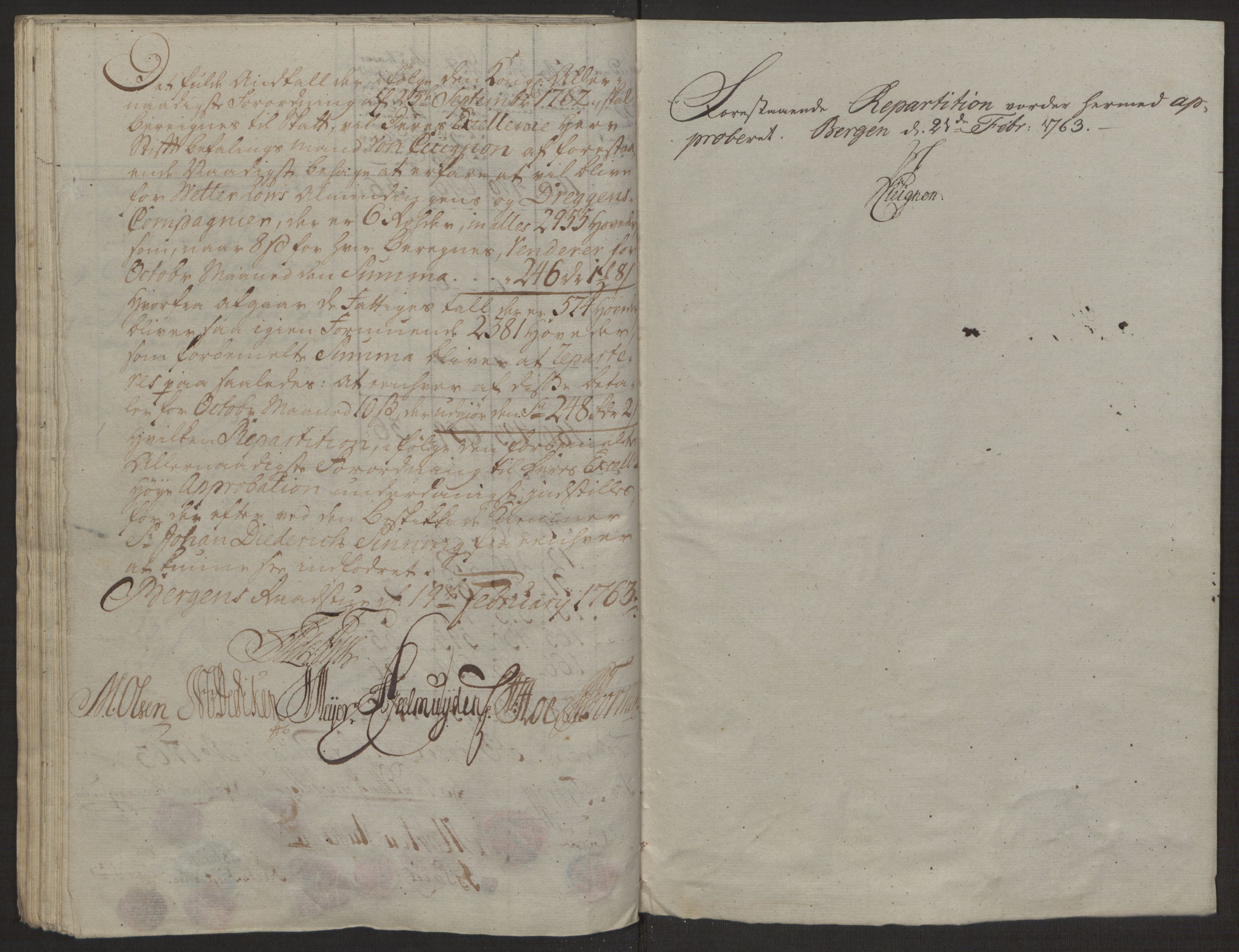 Rentekammeret inntil 1814, Reviderte regnskaper, Byregnskaper, AV/RA-EA-4066/R/Rp/L0365/0001: [P20] Kontribusjonsregnskap / Ekstraskatt, 1762, p. 197