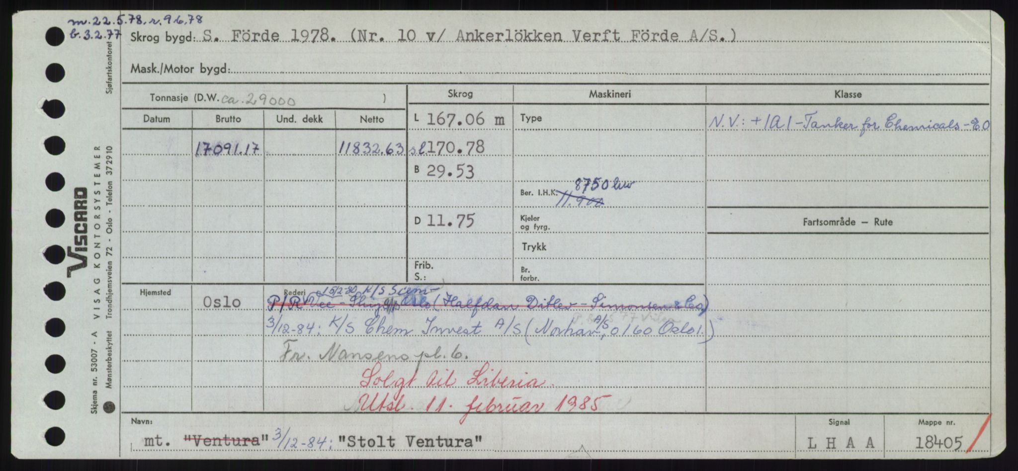 Sjøfartsdirektoratet med forløpere, Skipsmålingen, RA/S-1627/H/Hd/L0036: Fartøy, St, p. 439