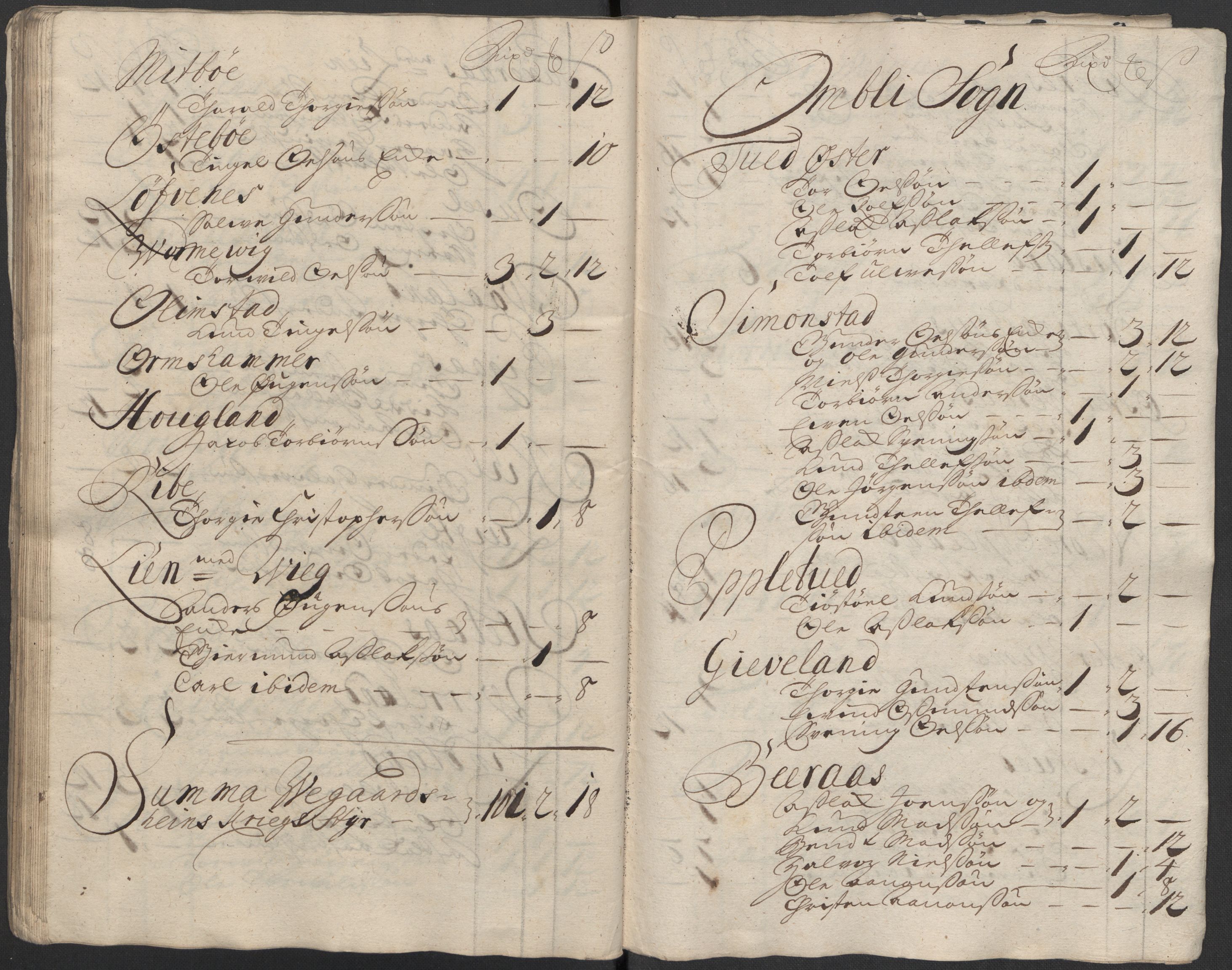 Rentekammeret inntil 1814, Reviderte regnskaper, Fogderegnskap, AV/RA-EA-4092/R40/L2453: Fogderegnskap Råbyggelag, 1718-1719, p. 329