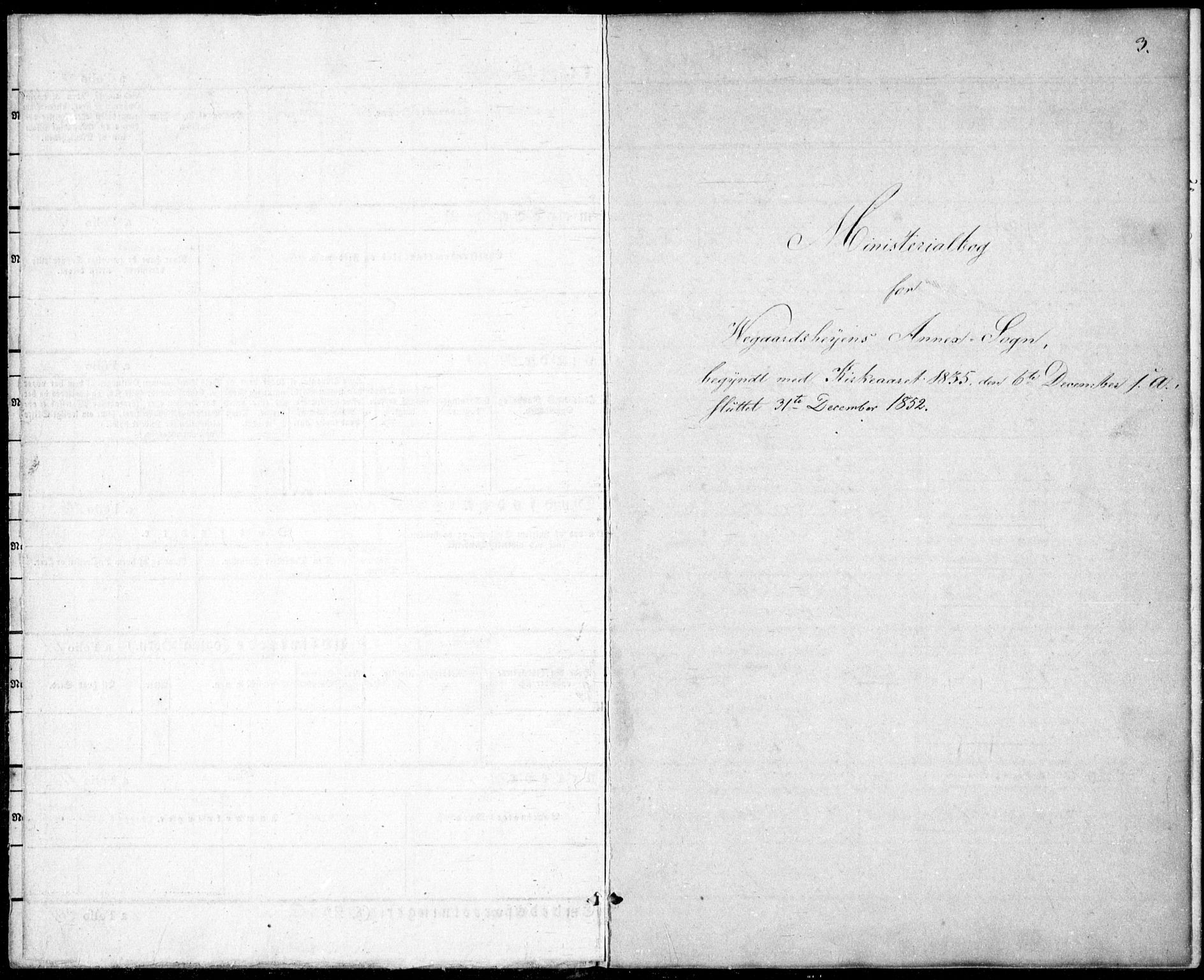 Gjerstad sokneprestkontor, SAK/1111-0014/F/Fa/Fab/L0002: Parish register (official) no. A 2, 1835-1852, p. 3
