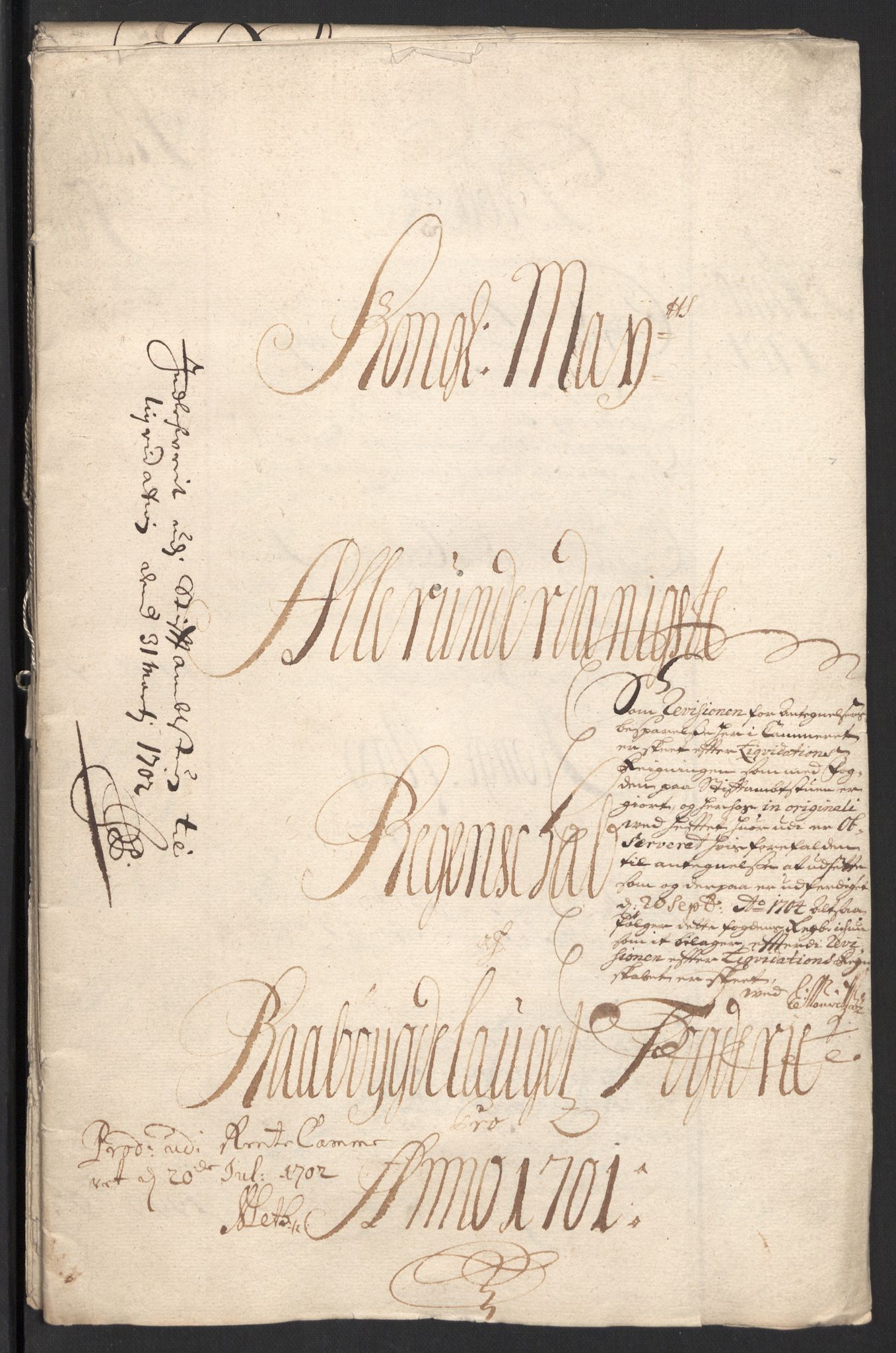 Rentekammeret inntil 1814, Reviderte regnskaper, Fogderegnskap, RA/EA-4092/R40/L2446: Fogderegnskap Råbyggelag, 1700-1702, p. 147