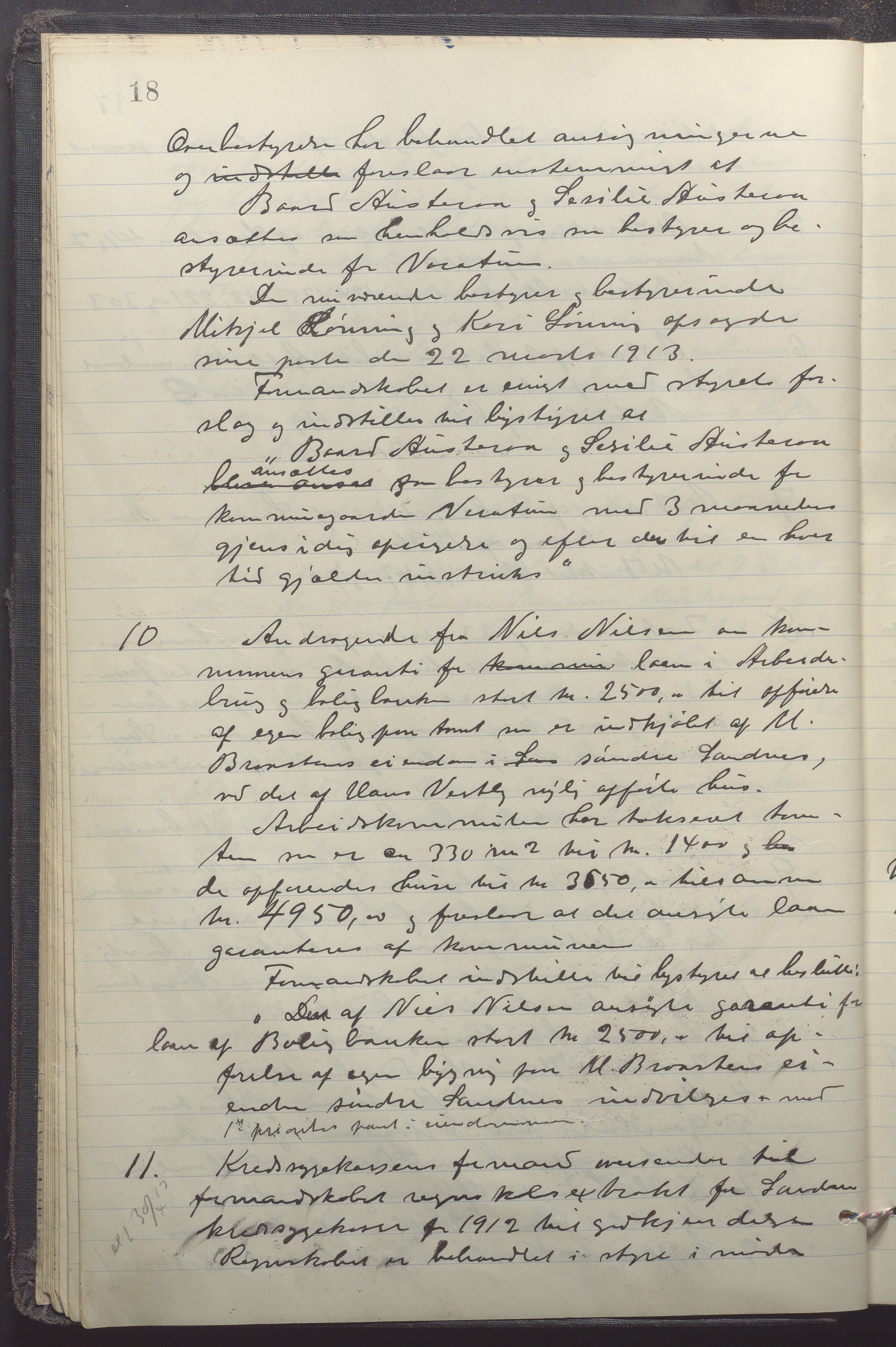 Sandnes kommune - Formannskapet og Bystyret, IKAR/K-100188/Aa/L0008: Møtebok, 1913-1917, p. 18