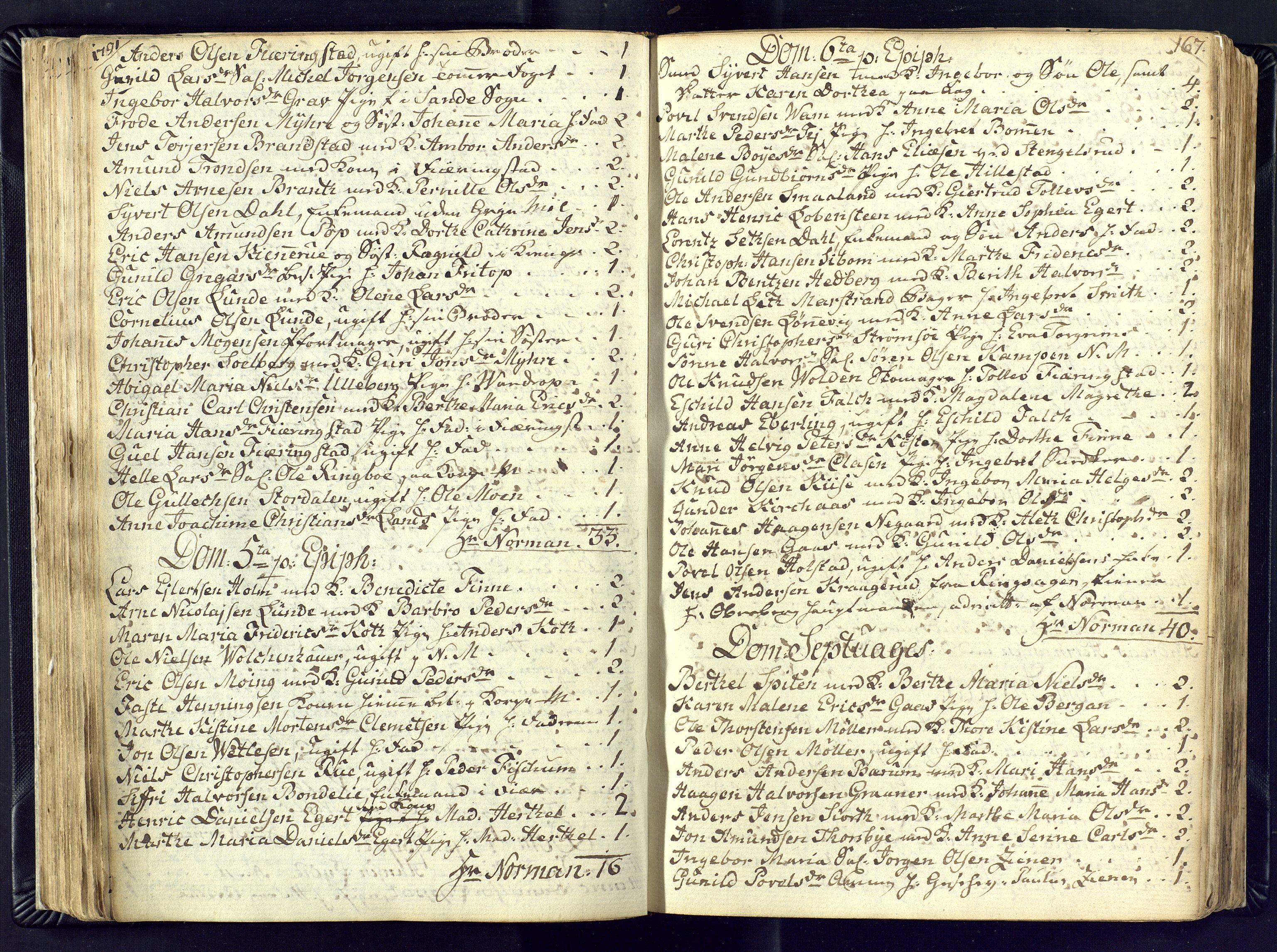 Kongsberg kirkebøker, AV/SAKO-A-22/M/Ma/L0011: Communicants register no. 11, 1788-1795, p. 167