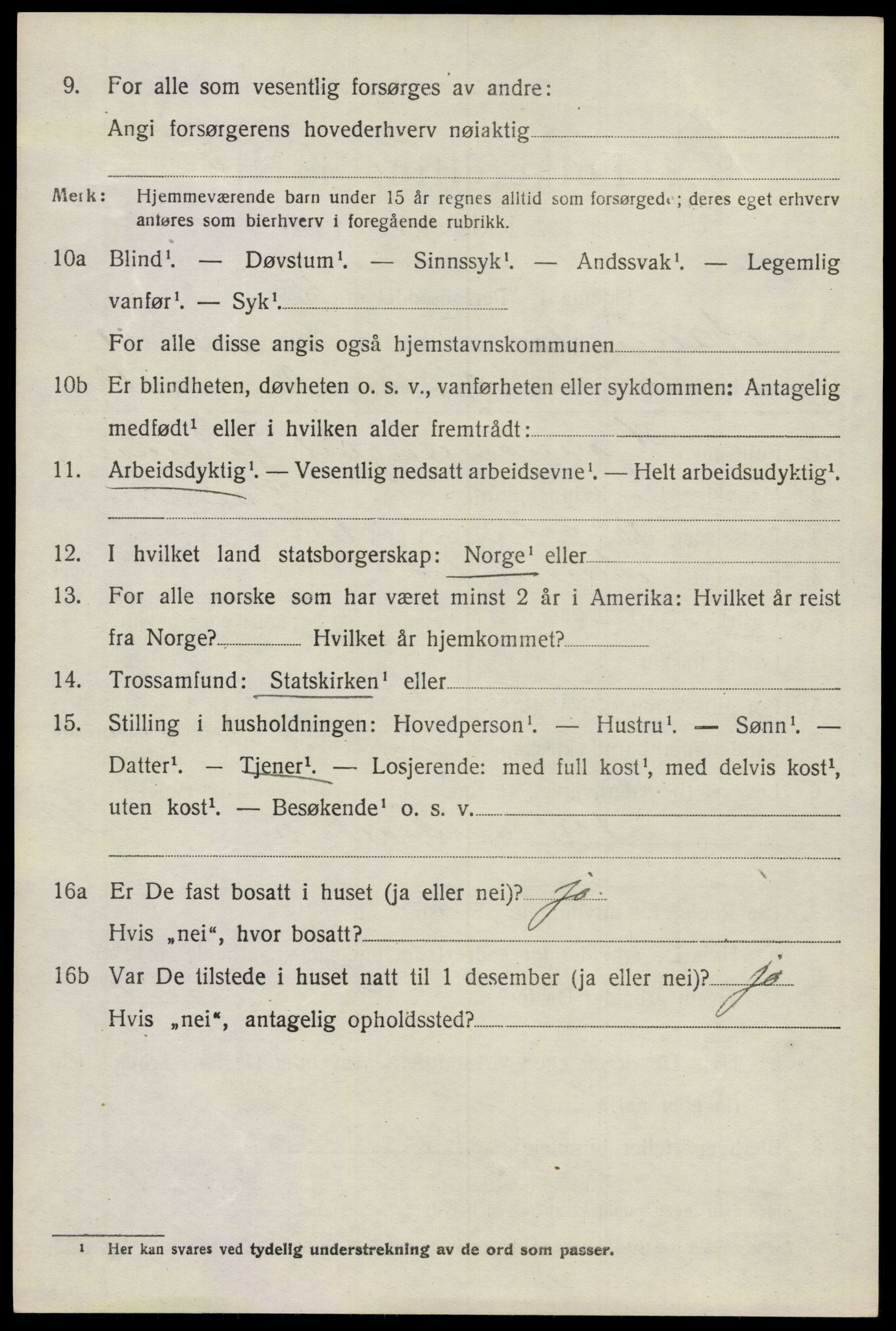 SAO, 1920 census for Nannestad, 1920, p. 2468