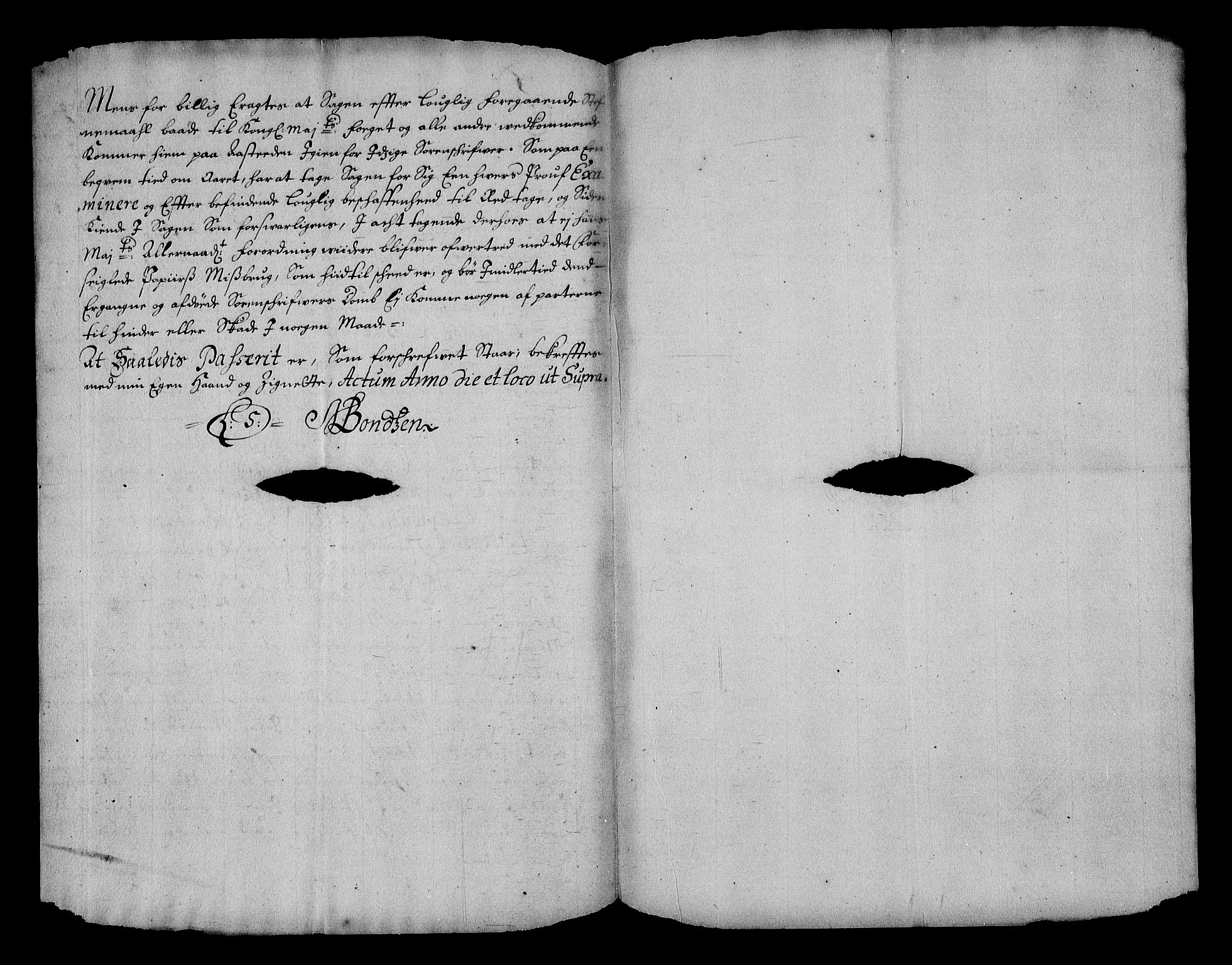 Stattholderembetet 1572-1771, RA/EA-2870/Af/L0002: Avskrifter av vedlegg til originale supplikker, nummerert i samsvar med supplikkbøkene, 1687-1689, p. 32