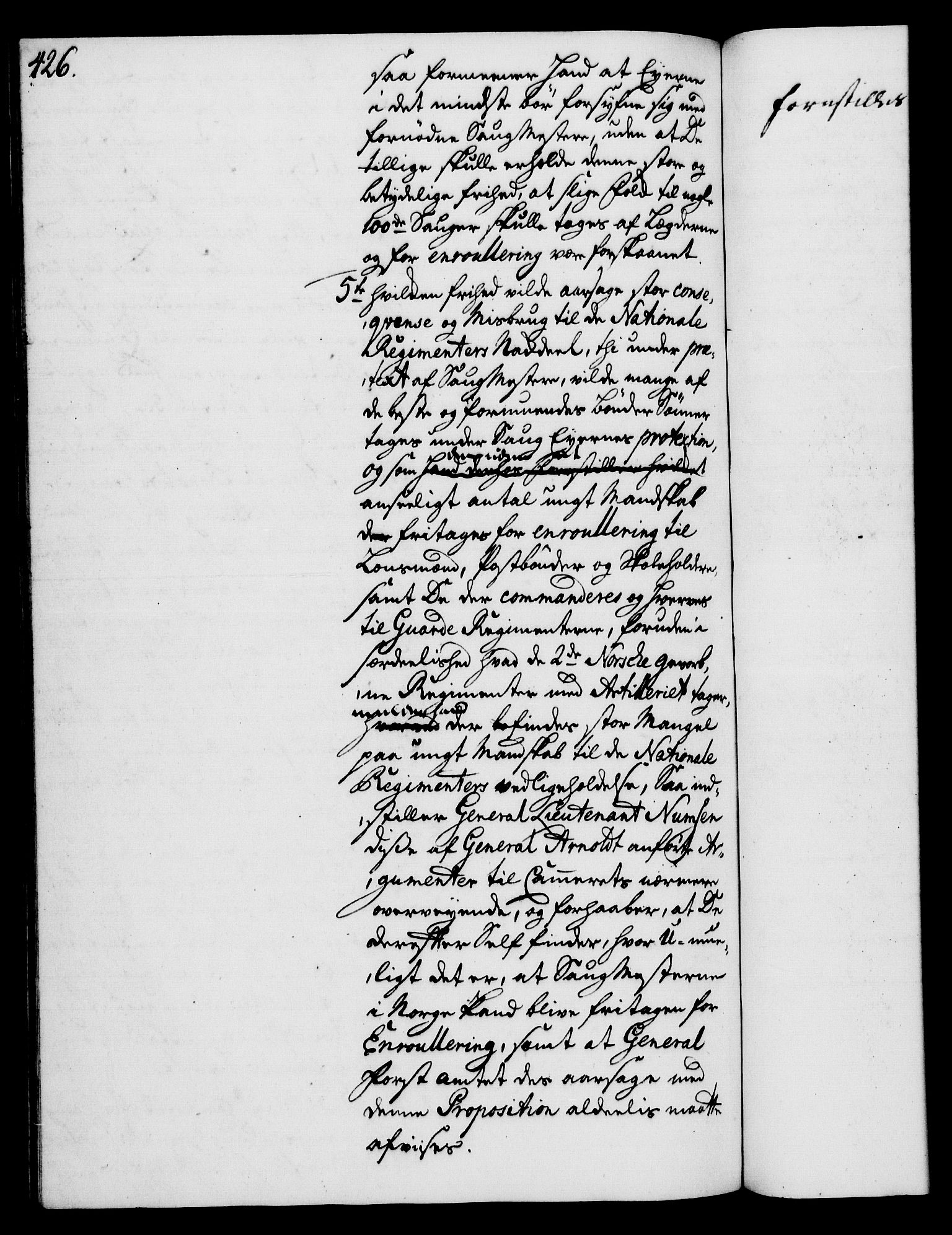 Rentekammeret, Kammerkanselliet, RA/EA-3111/G/Gh/Gha/L0024: Norsk ekstraktmemorialprotokoll (merket RK 53.69), 1742-1743, p. 426