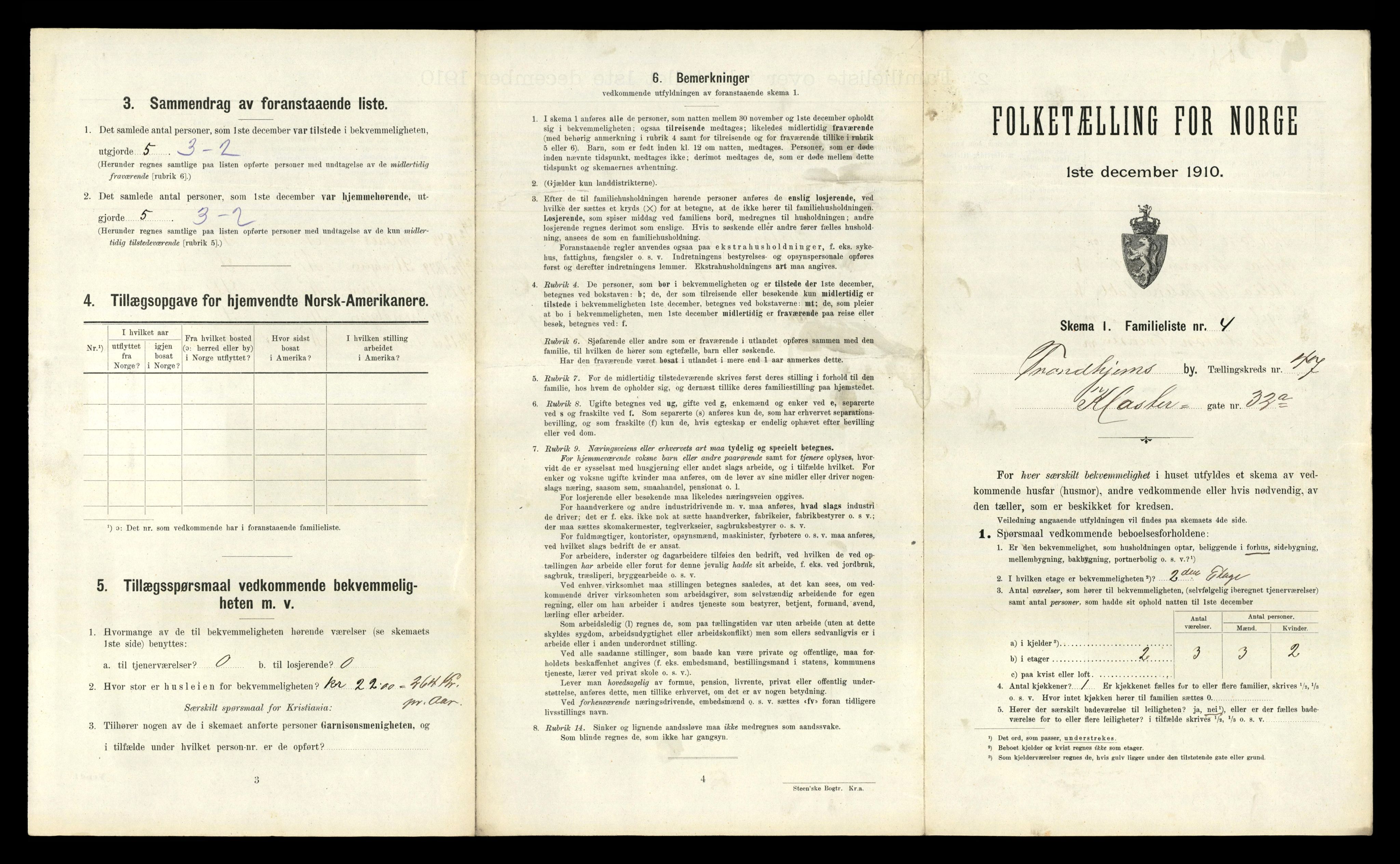 RA, 1910 census for Trondheim, 1910, p. 11897