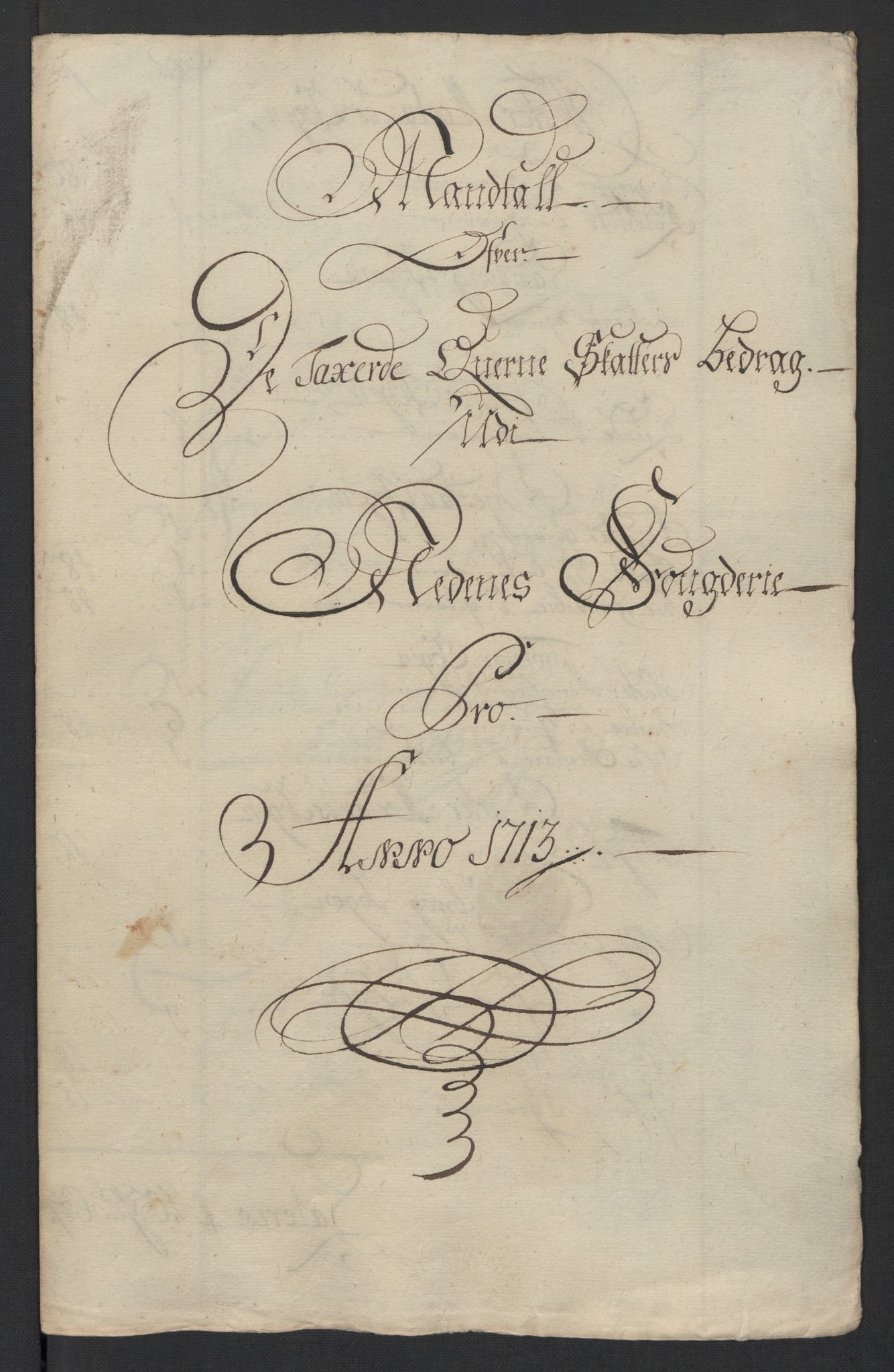 Rentekammeret inntil 1814, Reviderte regnskaper, Fogderegnskap, AV/RA-EA-4092/R39/L2321: Fogderegnskap Nedenes, 1713-1714, p. 27