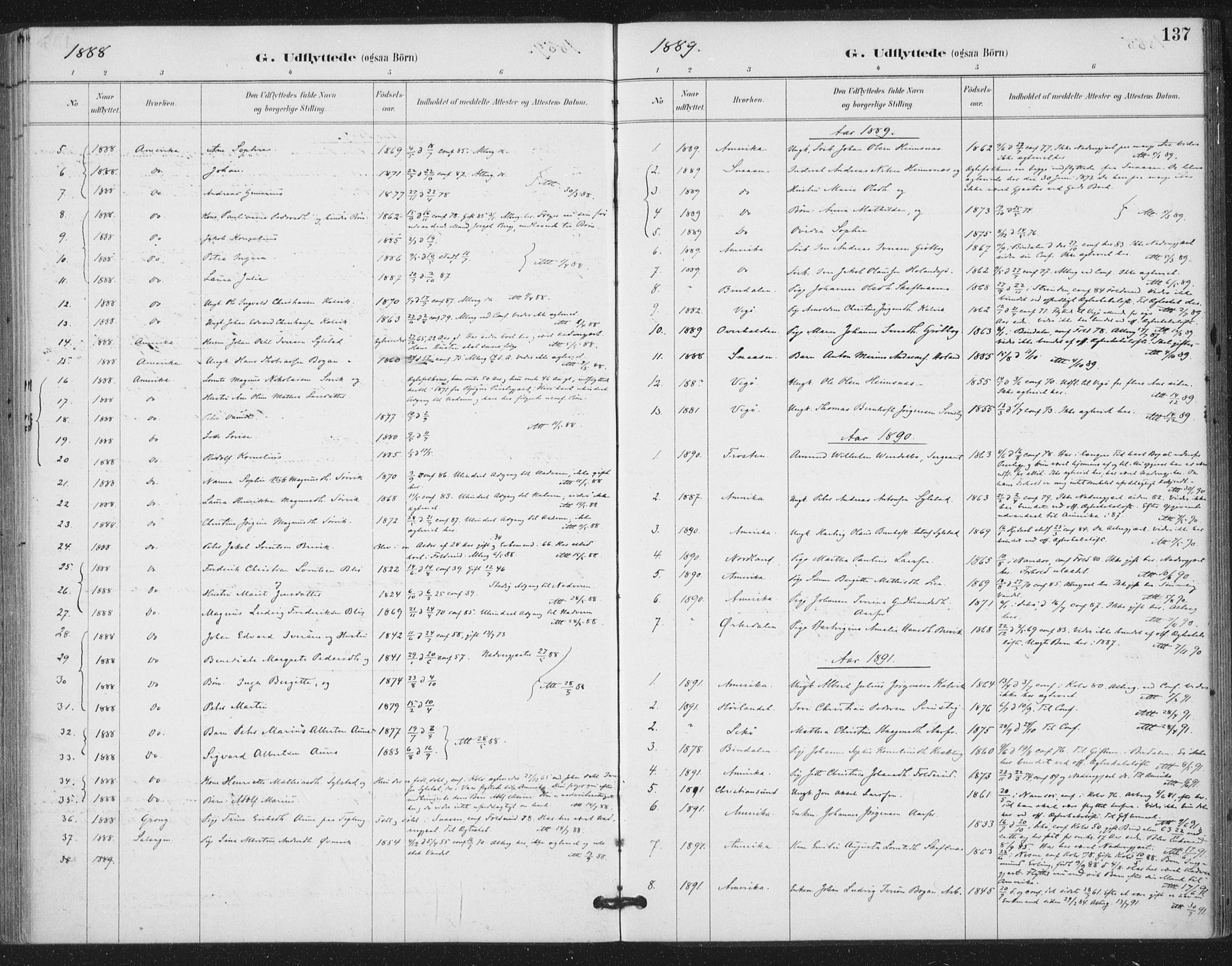 Ministerialprotokoller, klokkerbøker og fødselsregistre - Nord-Trøndelag, SAT/A-1458/783/L0660: Parish register (official) no. 783A02, 1886-1918, p. 137