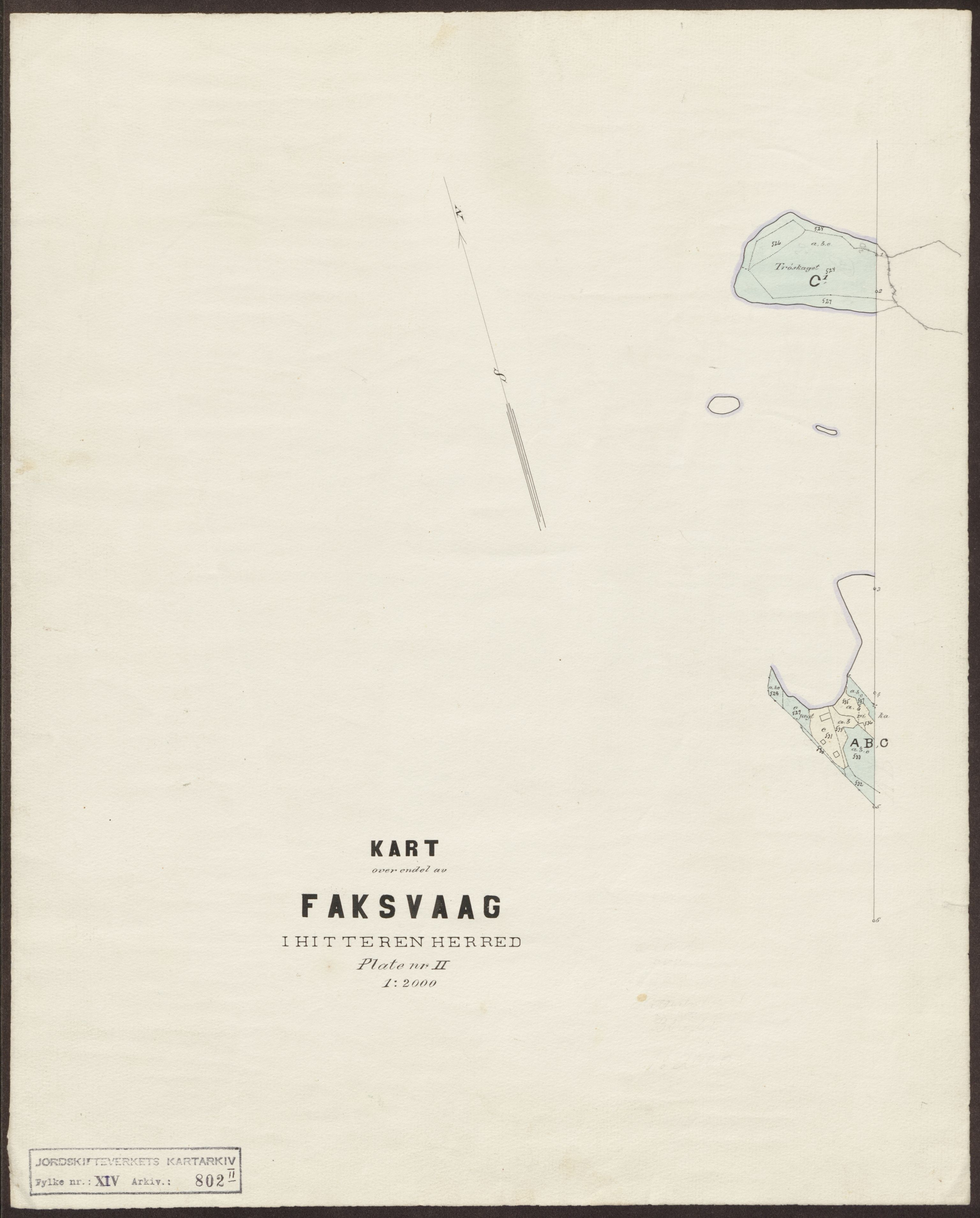 Jordskifteverkets kartarkiv, RA/S-3929/T, 1859-1988, p. 1220