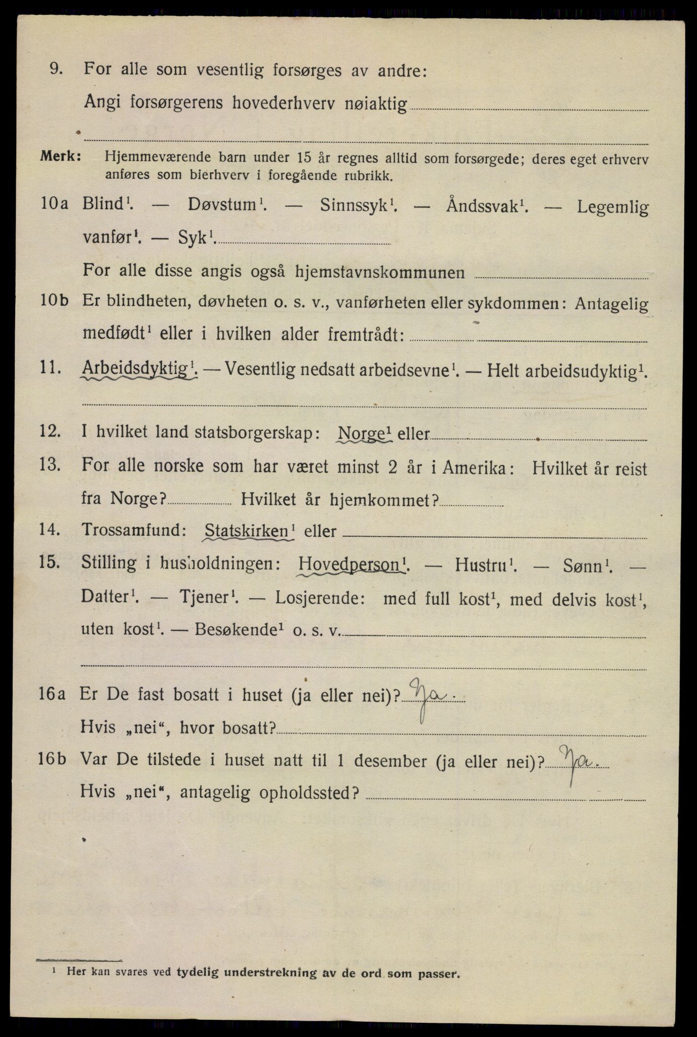 SAKO, 1920 census for Hønefoss, 1920, p. 6967