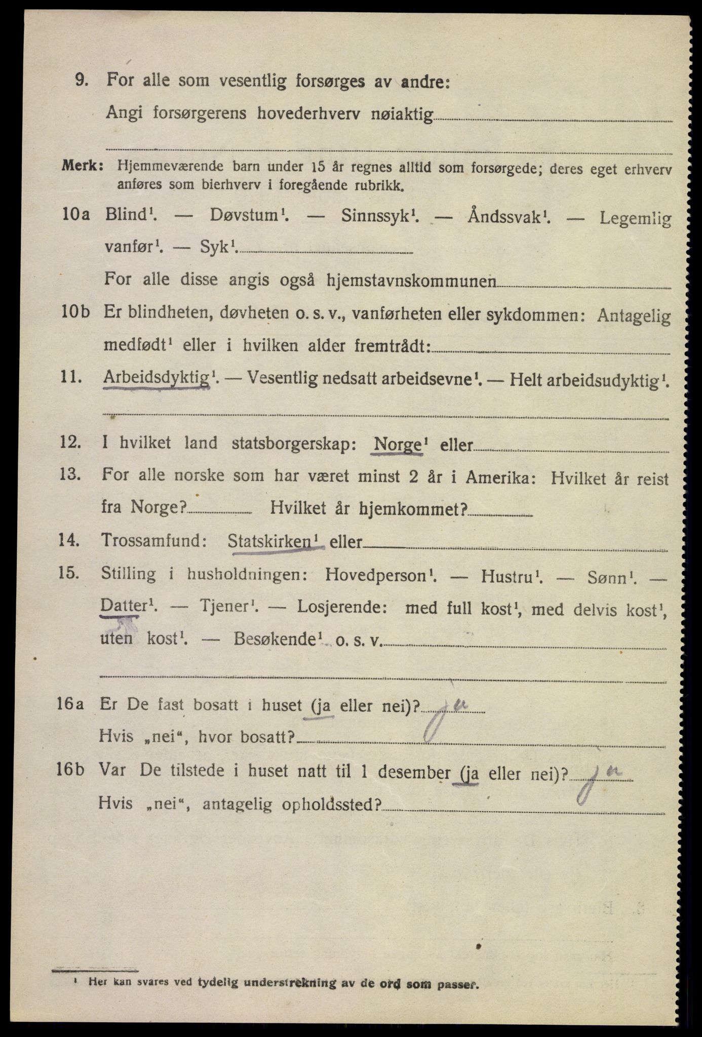 SAKO, 1920 census for Bø (Telemark), 1920, p. 5283