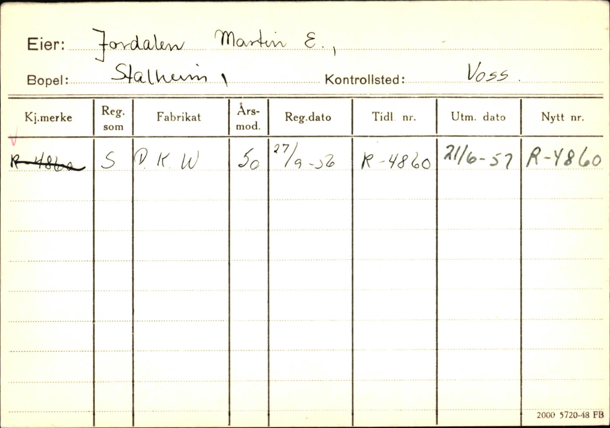 Statens vegvesen, Hordaland vegkontor, AV/SAB-A-5201/2/Ha/L0028: R-eierkort J-K, 1920-1971, p. 32