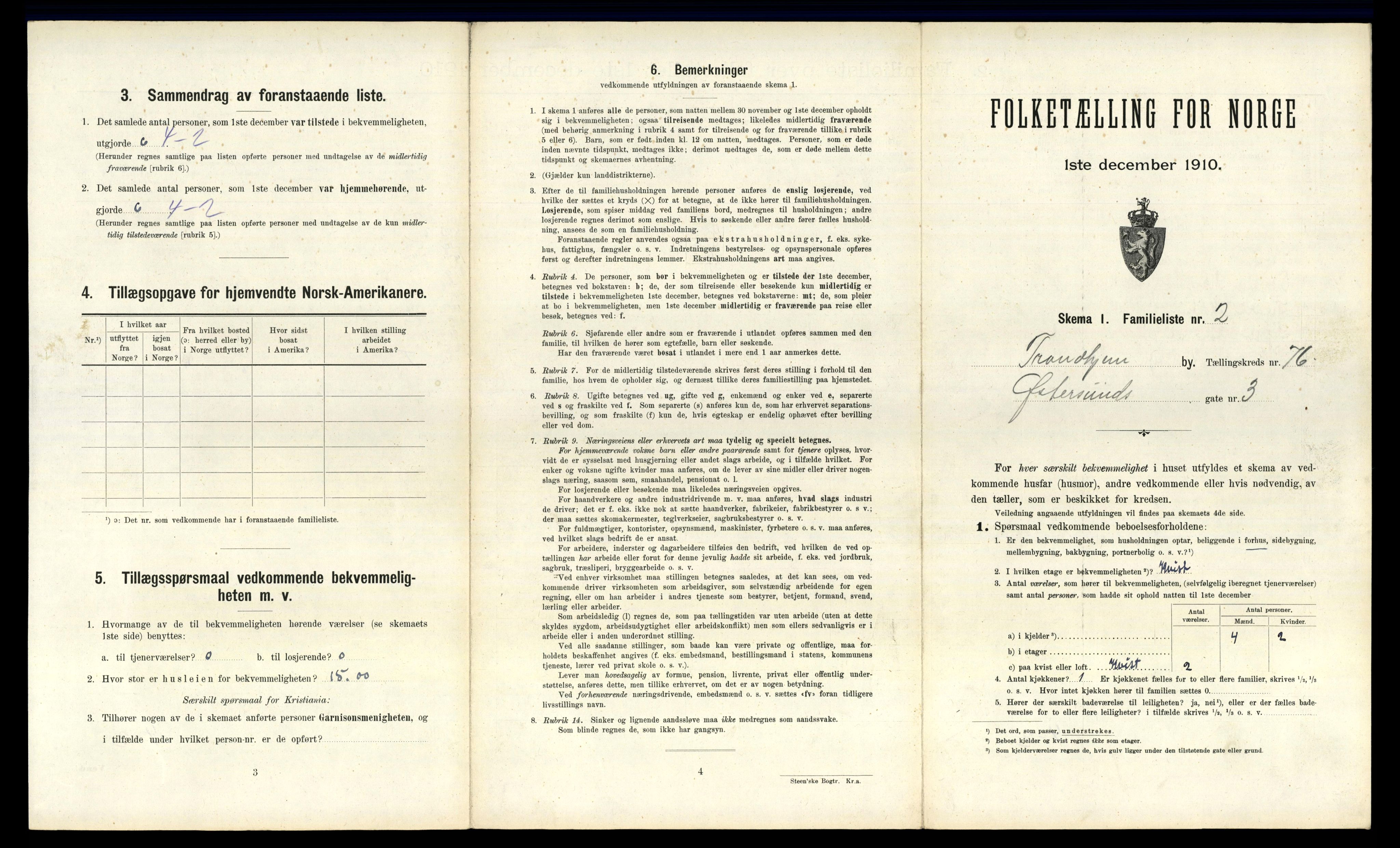 RA, 1910 census for Trondheim, 1910, p. 22939