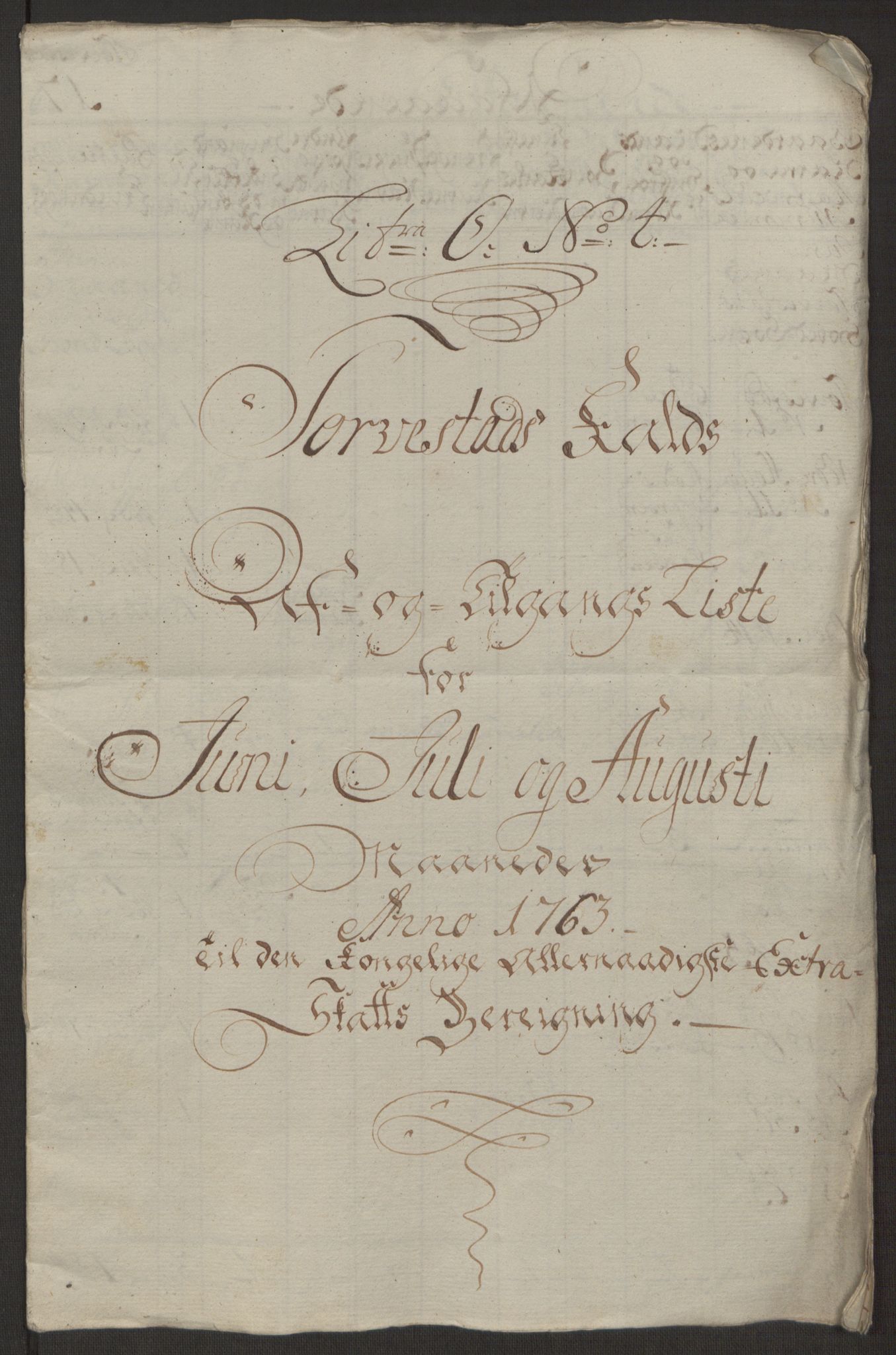 Rentekammeret inntil 1814, Reviderte regnskaper, Hovedkasseregnskaper, AV/RA-EA-4065/Rf/L0072b: Ekstraskatteregnskap, 1762, p. 684