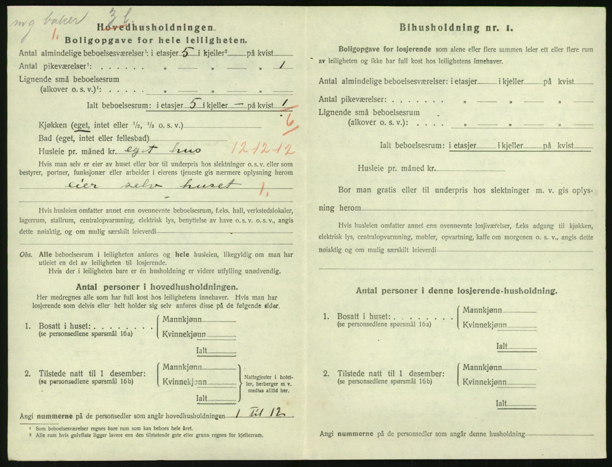 SAK, 1920 census for Grimstad, 1920, p. 1320