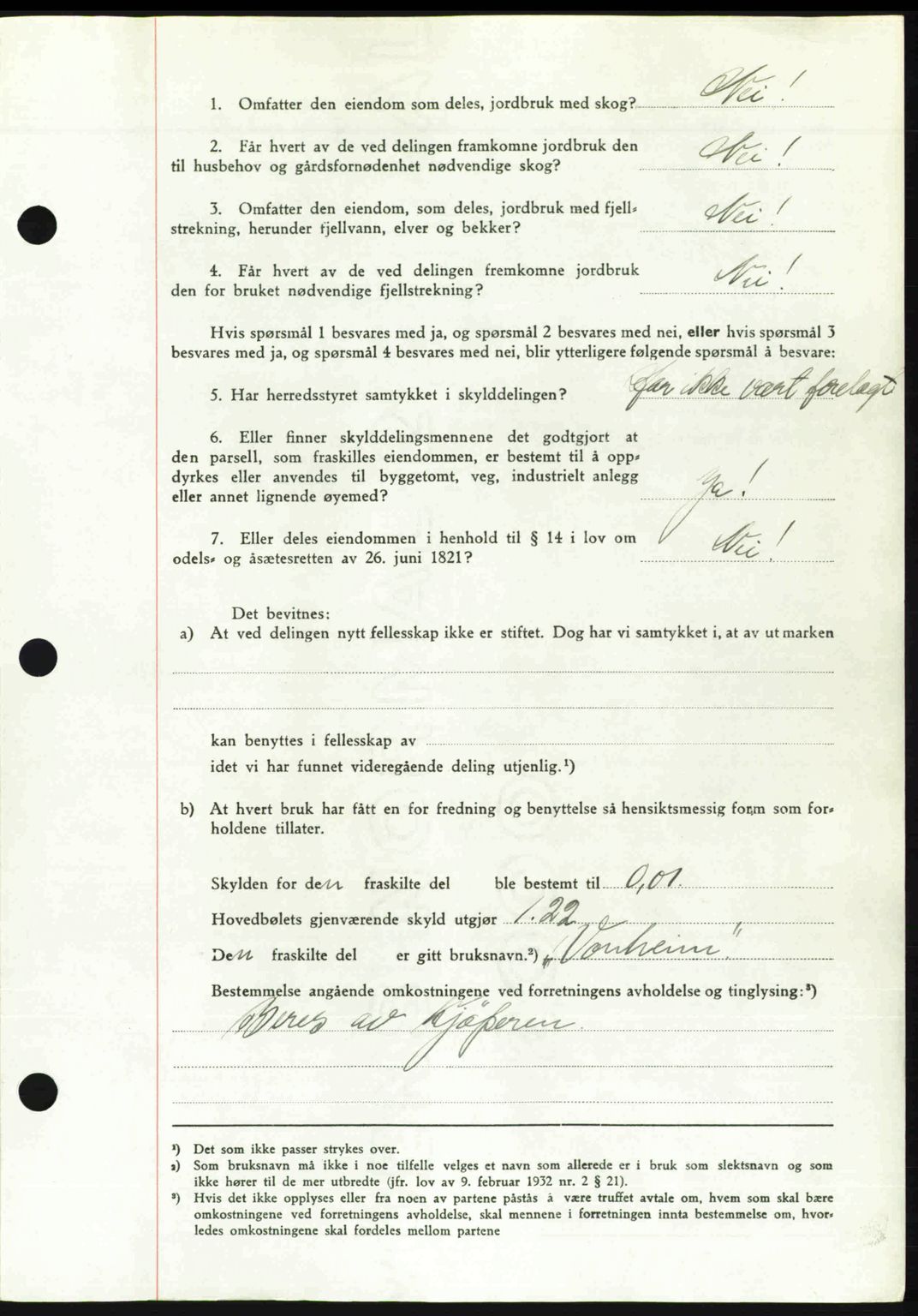 Romsdal sorenskriveri, AV/SAT-A-4149/1/2/2C: Mortgage book no. A26, 1948-1948, Diary no: : 1404/1948