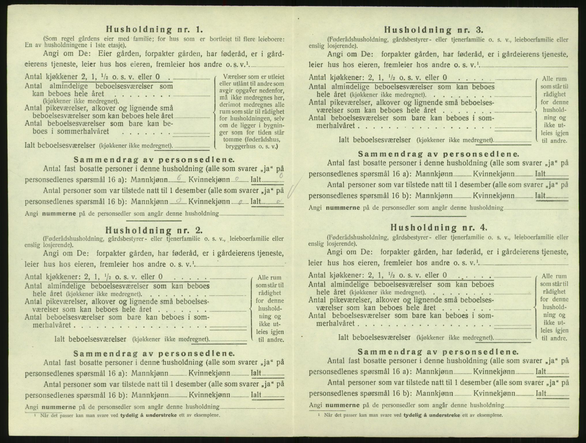 SAK, 1920 census for Randesund, 1920, p. 77