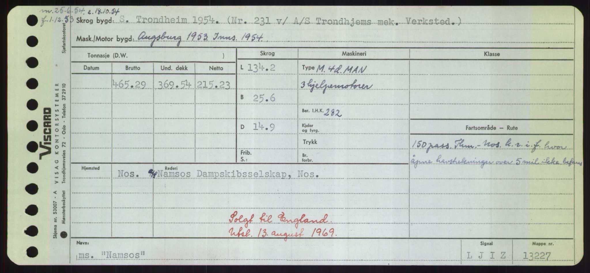 Sjøfartsdirektoratet med forløpere, Skipsmålingen, RA/S-1627/H/Hd/L0026: Fartøy, N-Norhol, p. 29