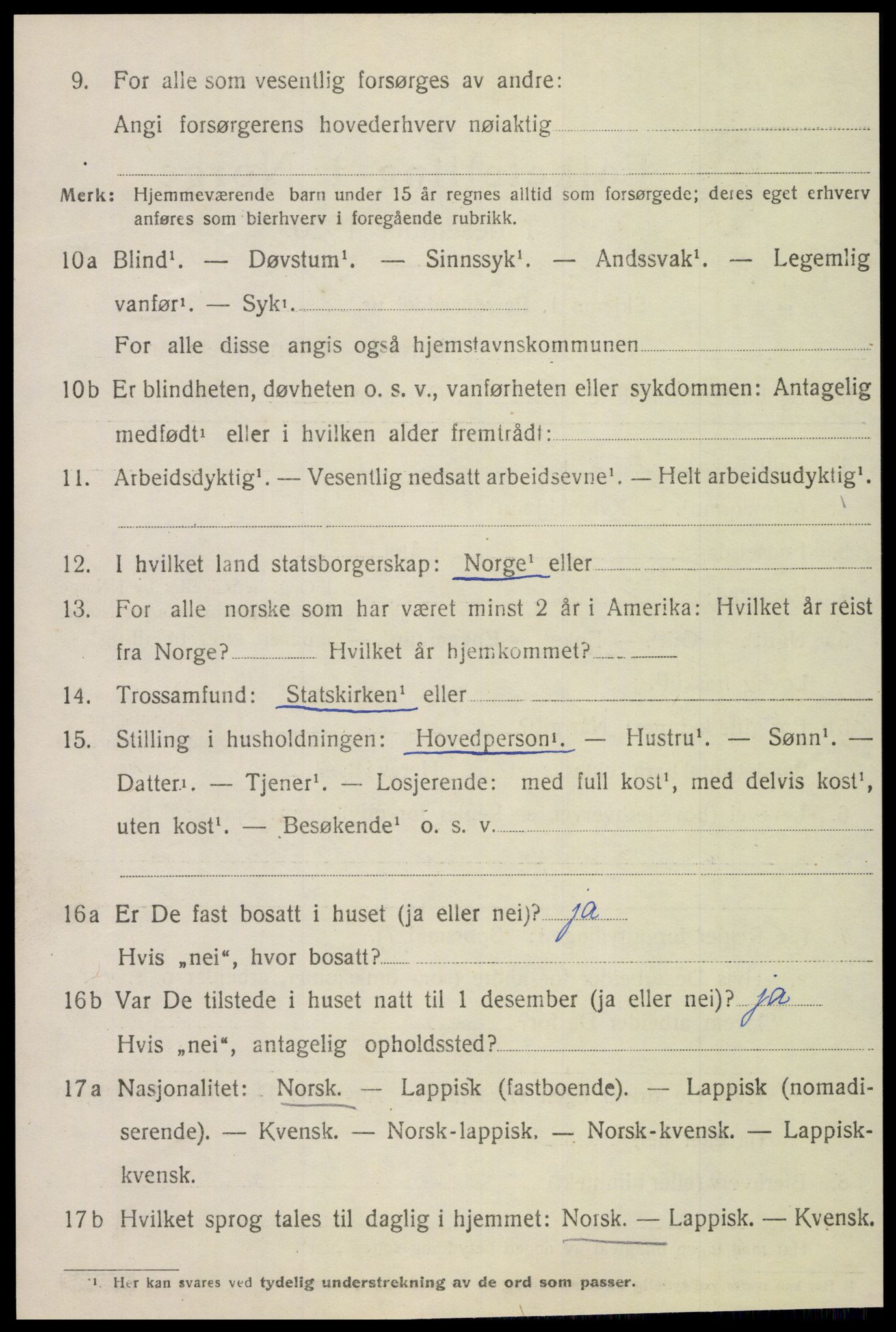 SAT, 1920 census for Inderøy, 1920, p. 4686