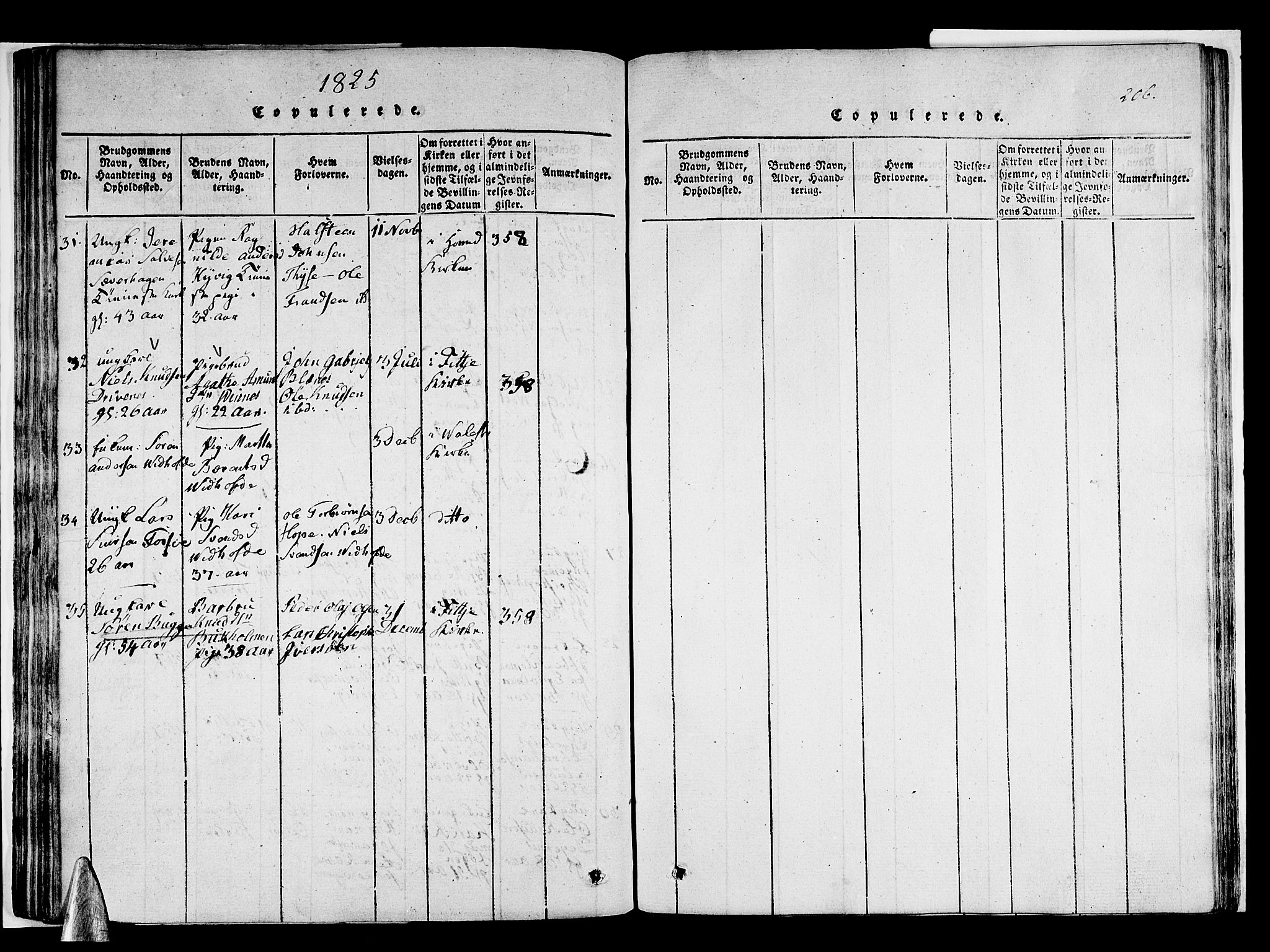 Stord sokneprestembete, SAB/A-78201/H/Haa: Parish register (official) no. A 5, 1816-1825, p. 206