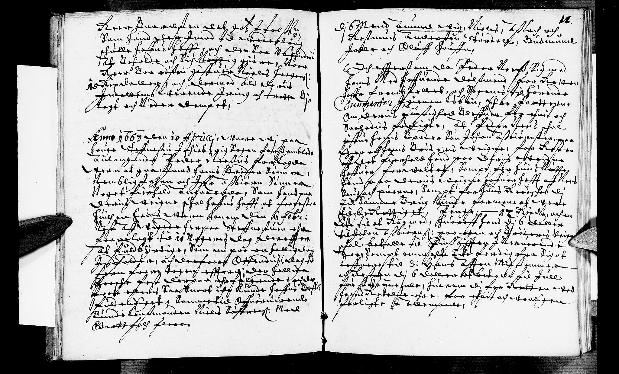 Idd og Marker sorenskriveri, AV/SAO-A-10283/F/Fb/L0002: Tingbok, 1662-1663, p. 10b-11a